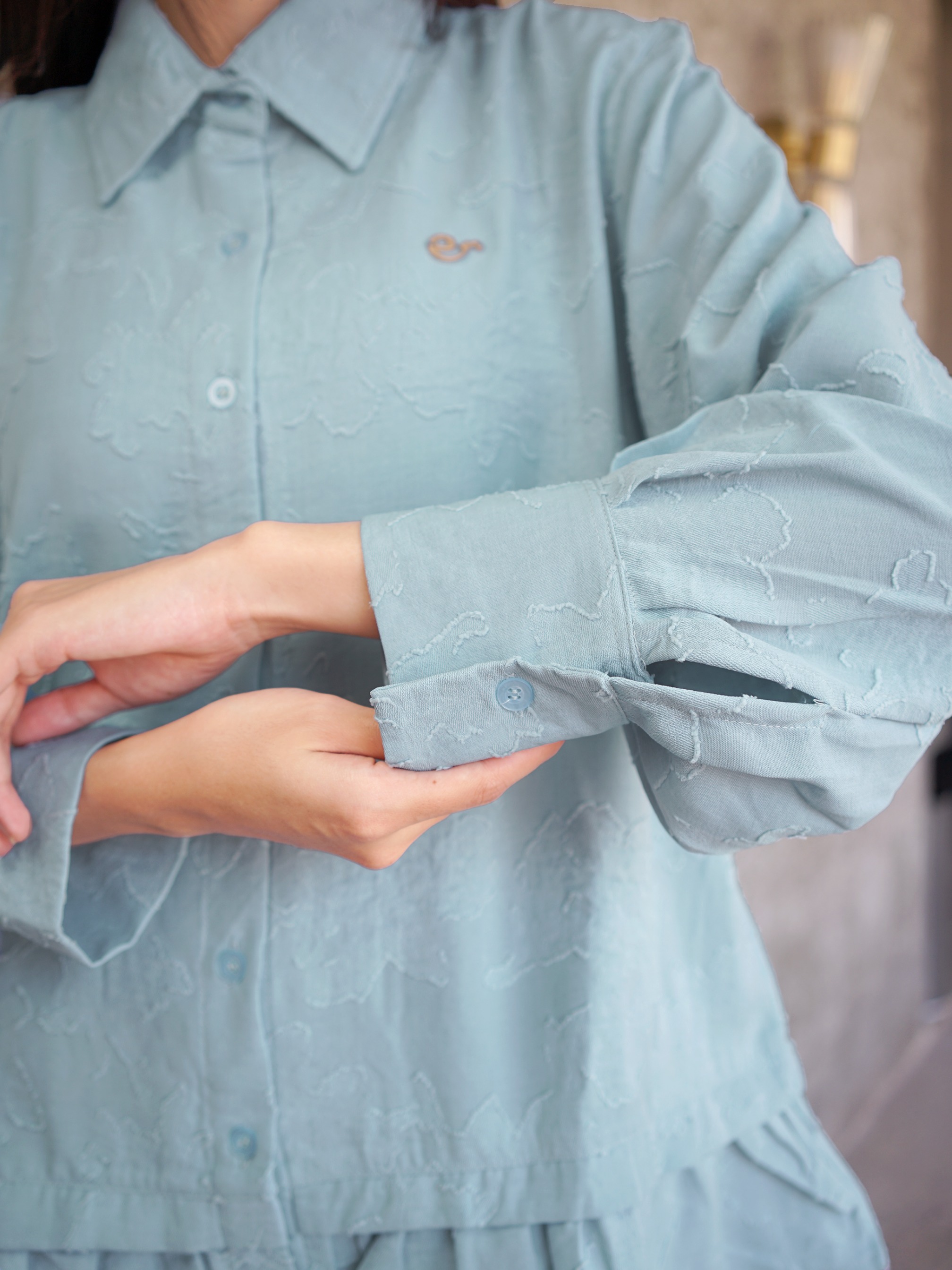 Nalla Top Soft Blue