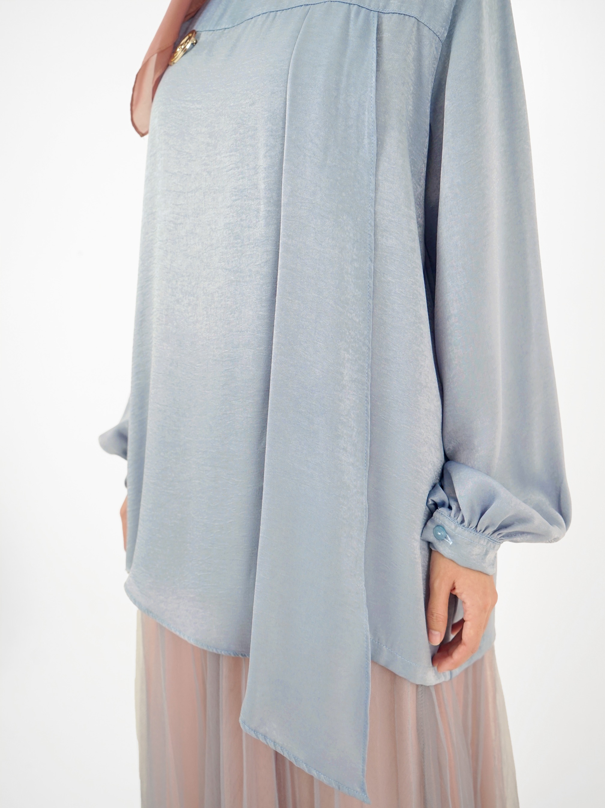 Jizzie Blouse Serenity Blue