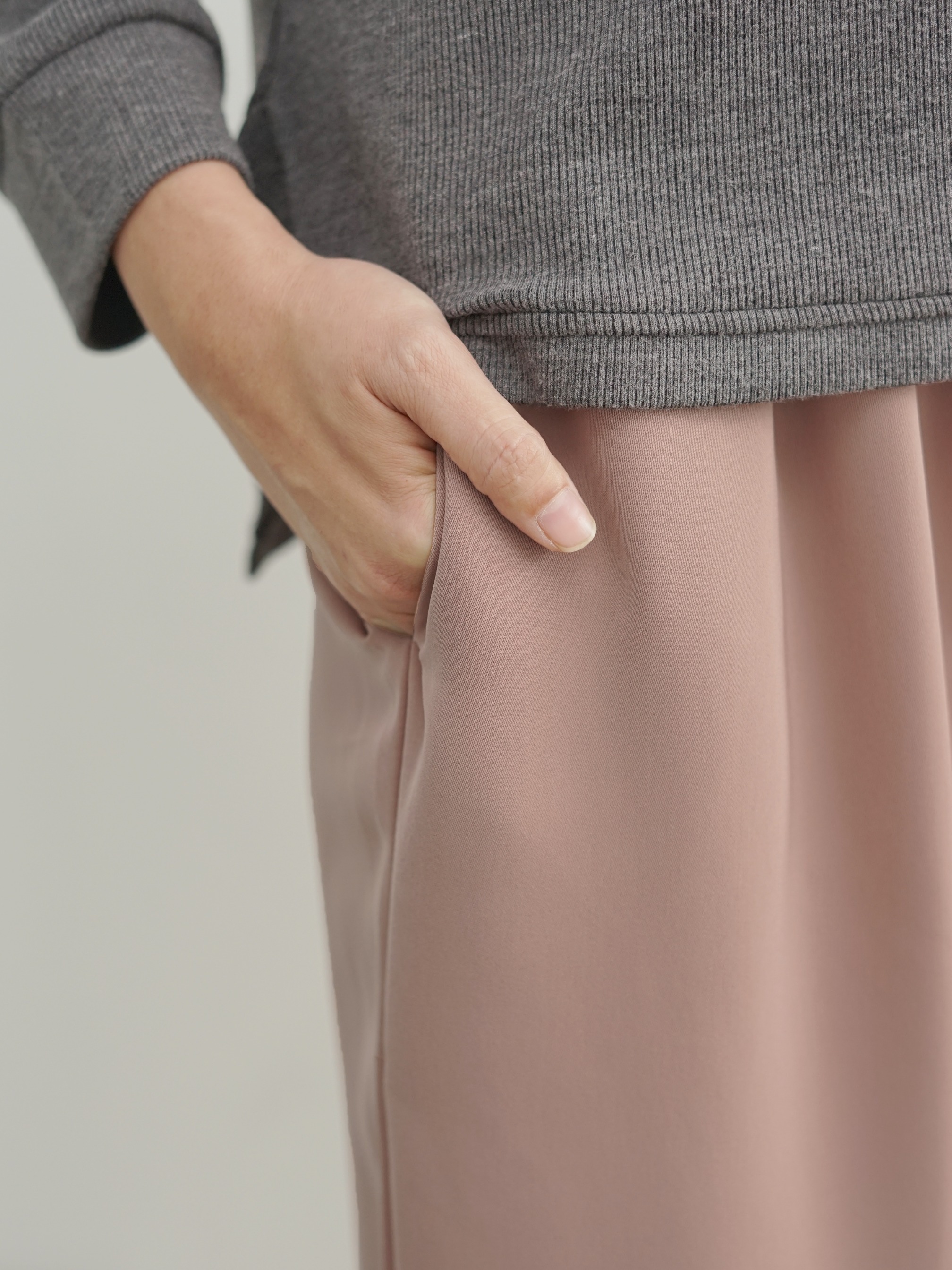 Lubna Pants Pale Blush