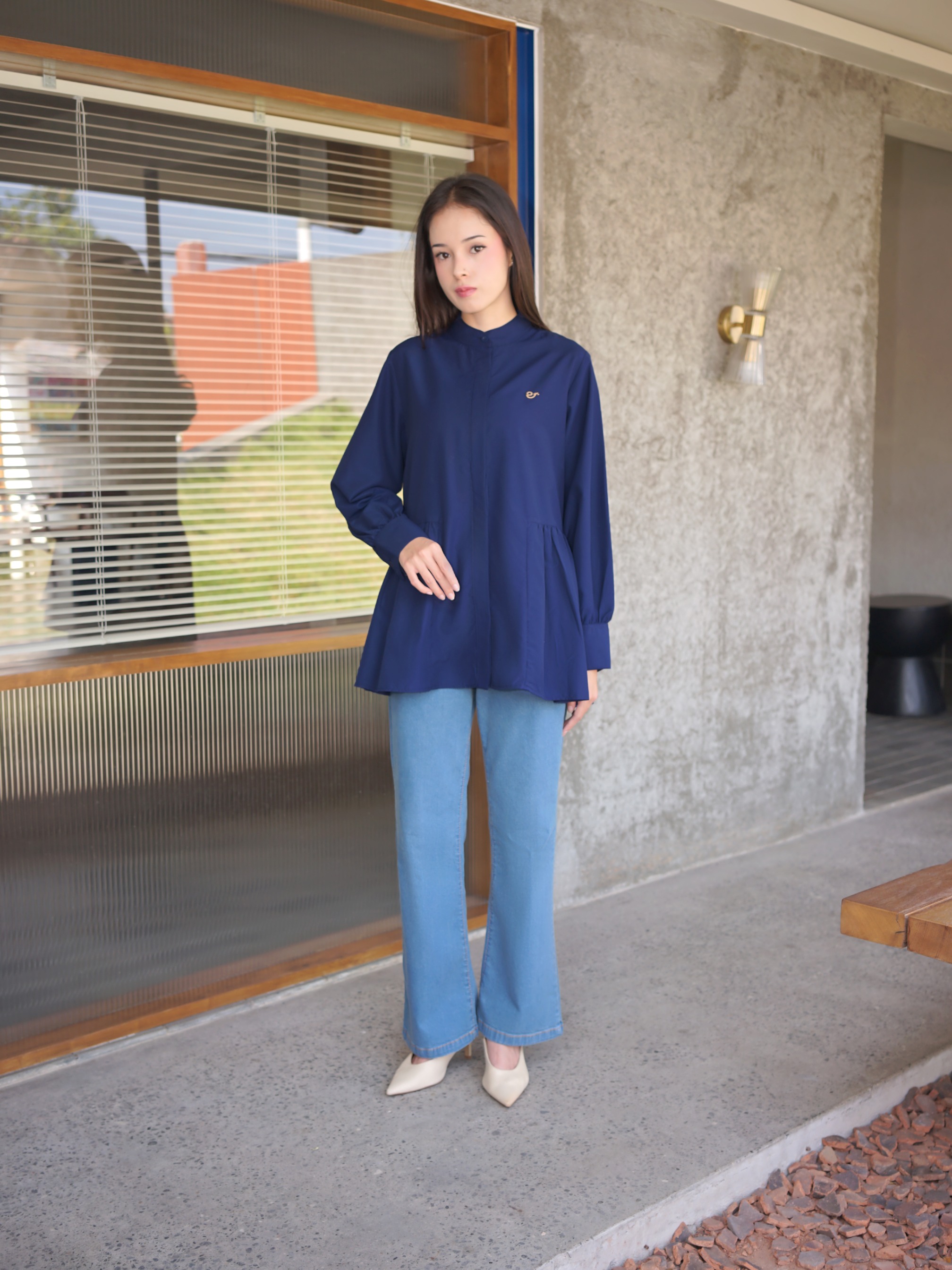 Lovva Top Moody Blue