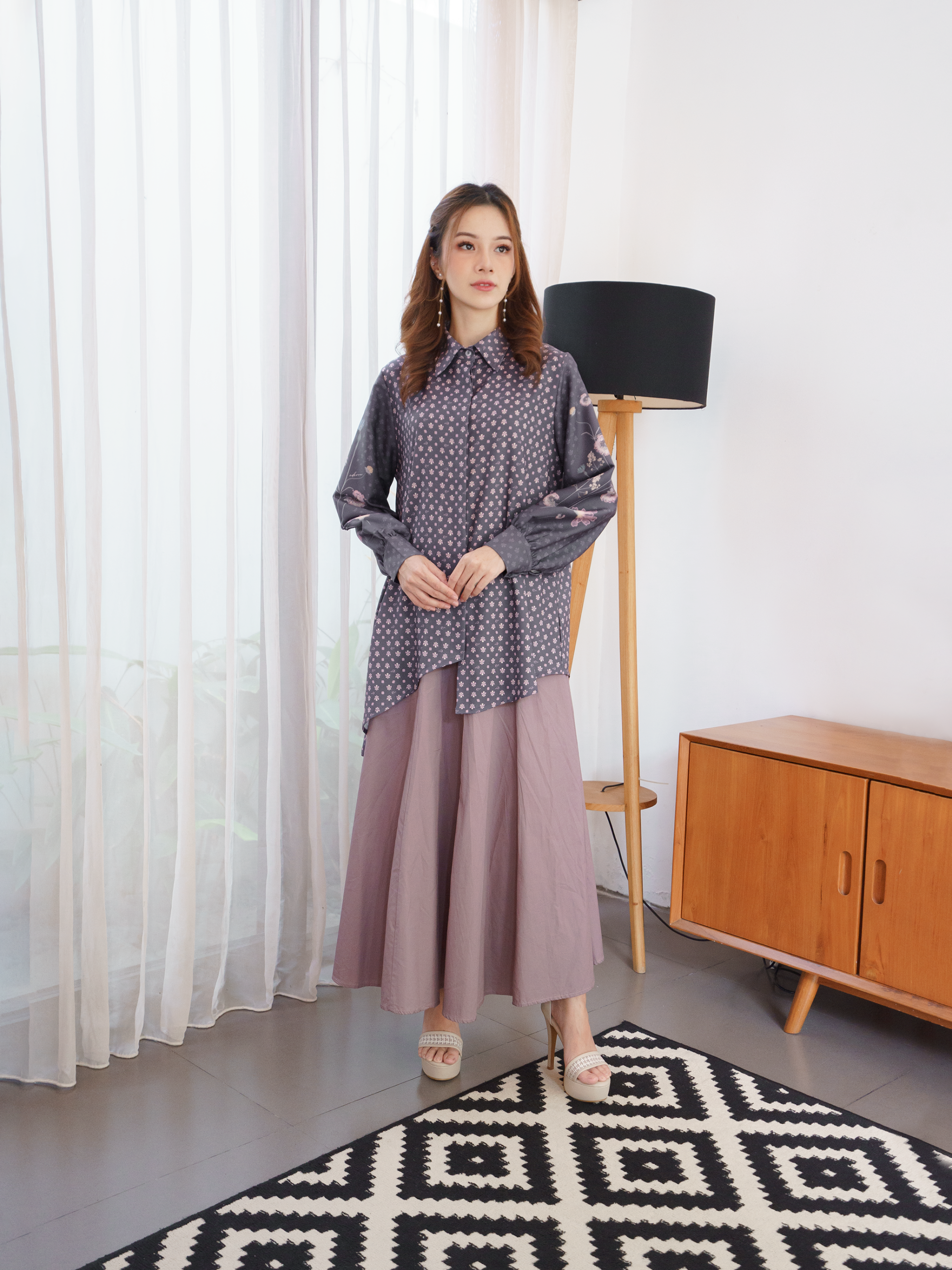 Riuh Senja Blouse Cool Gray