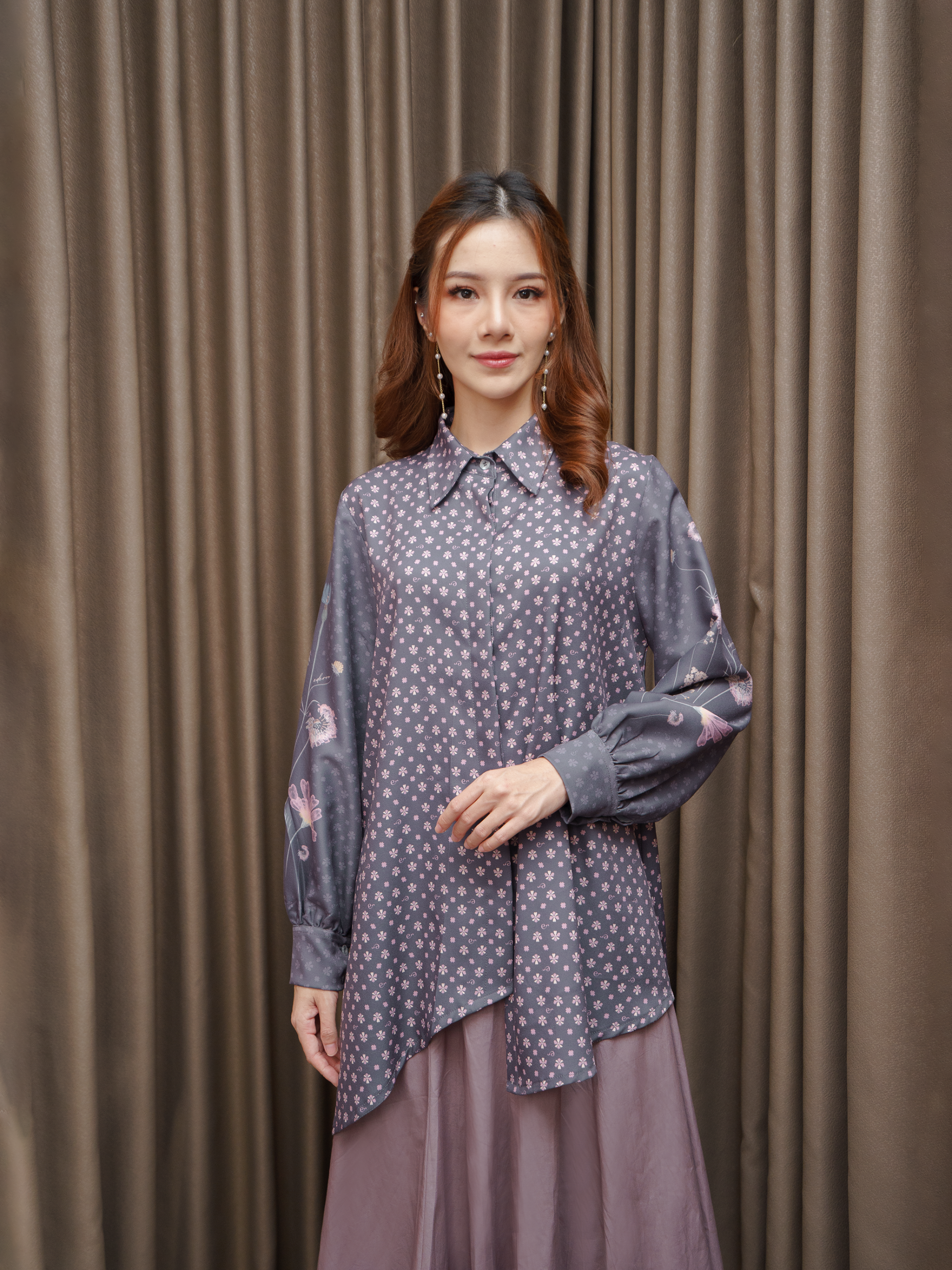 Riuh Senja Blouse Cool Gray