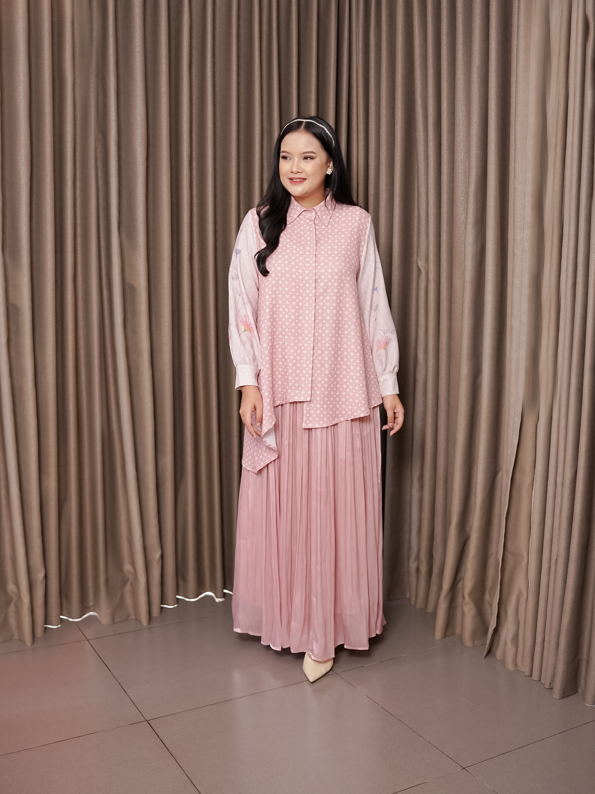 Riuh Senja Blouse Salsa Rosa