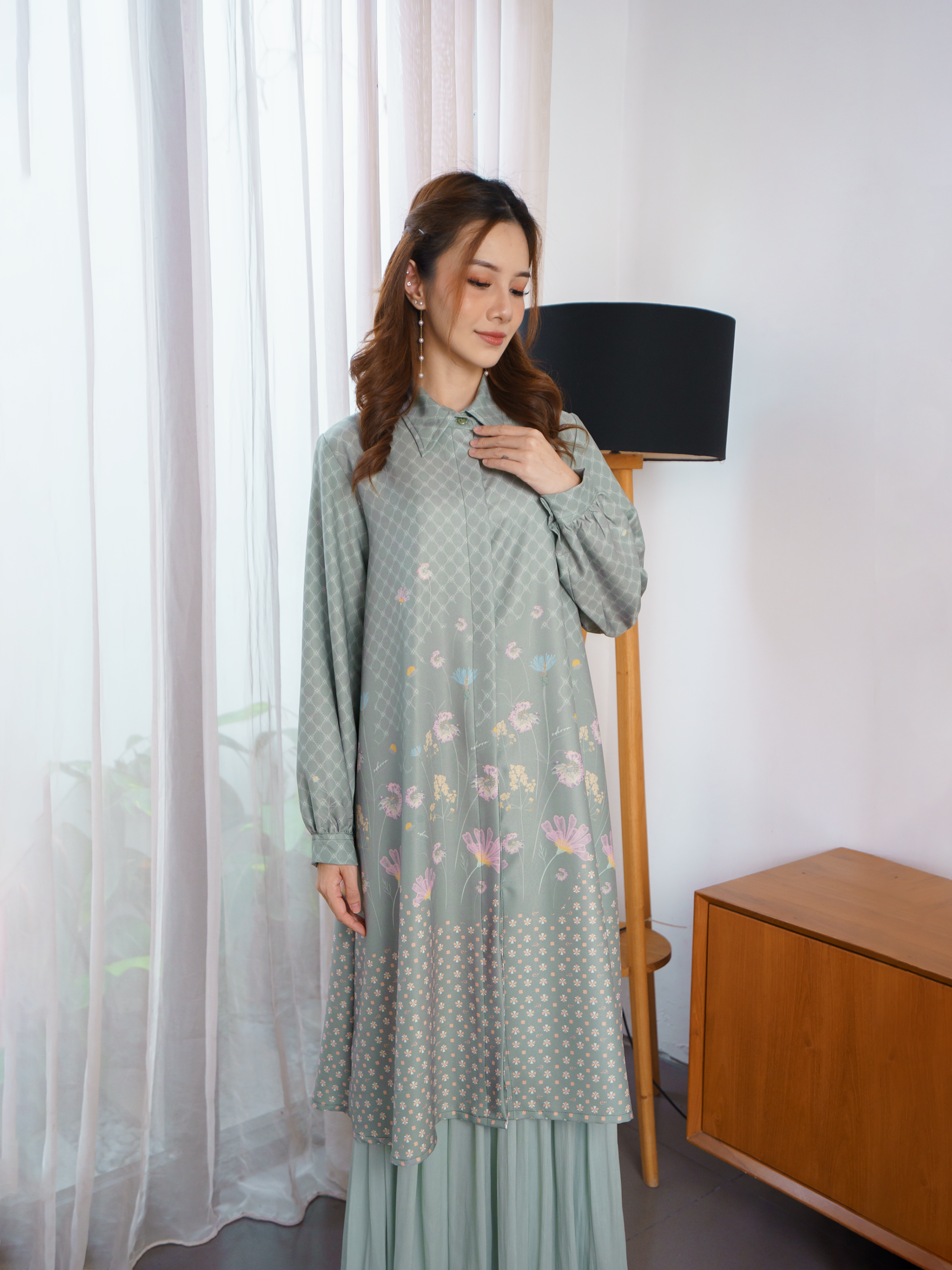 Riuh Senja Tunic Reseda