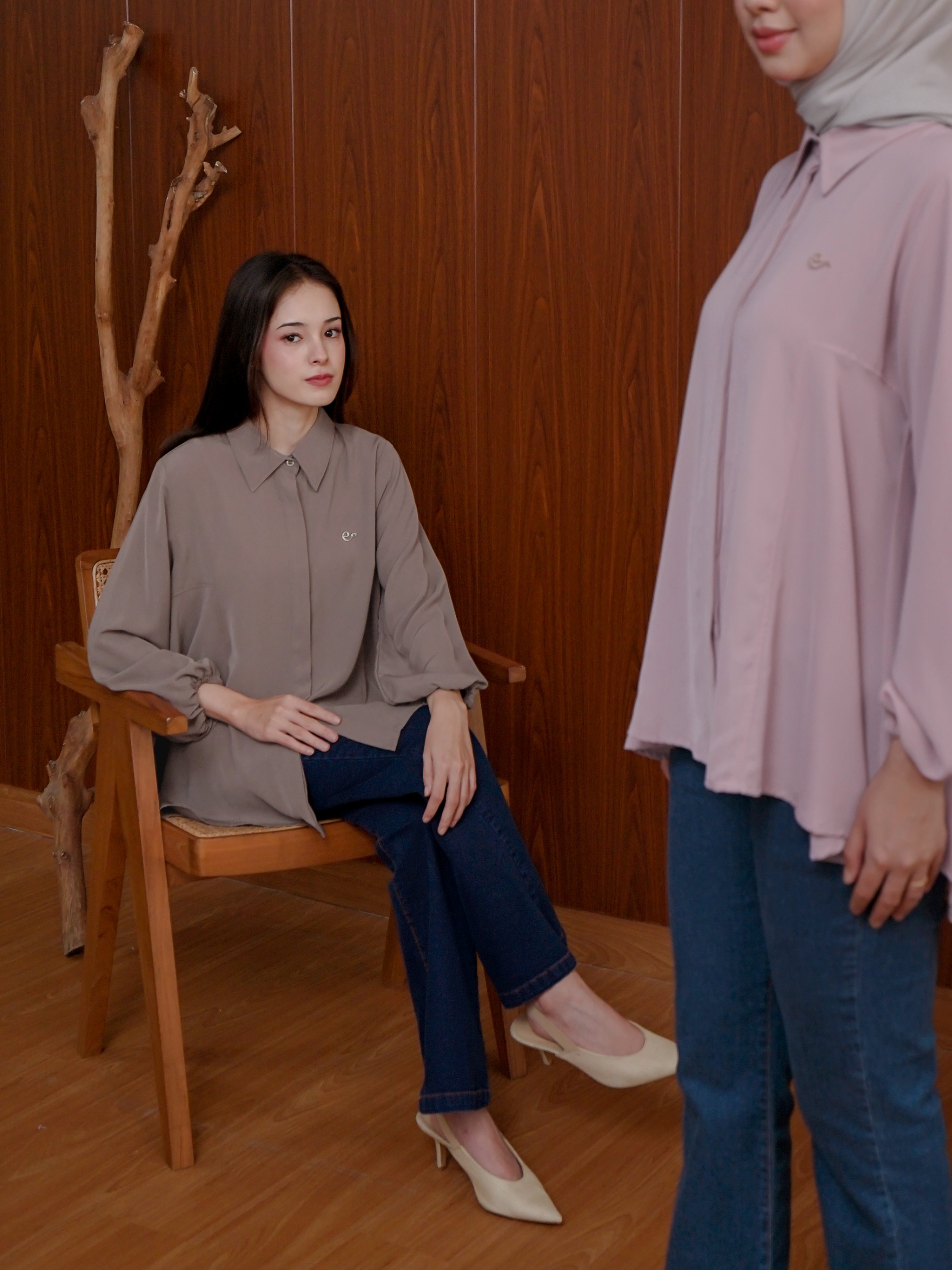 Rosana Blouse Taupe
