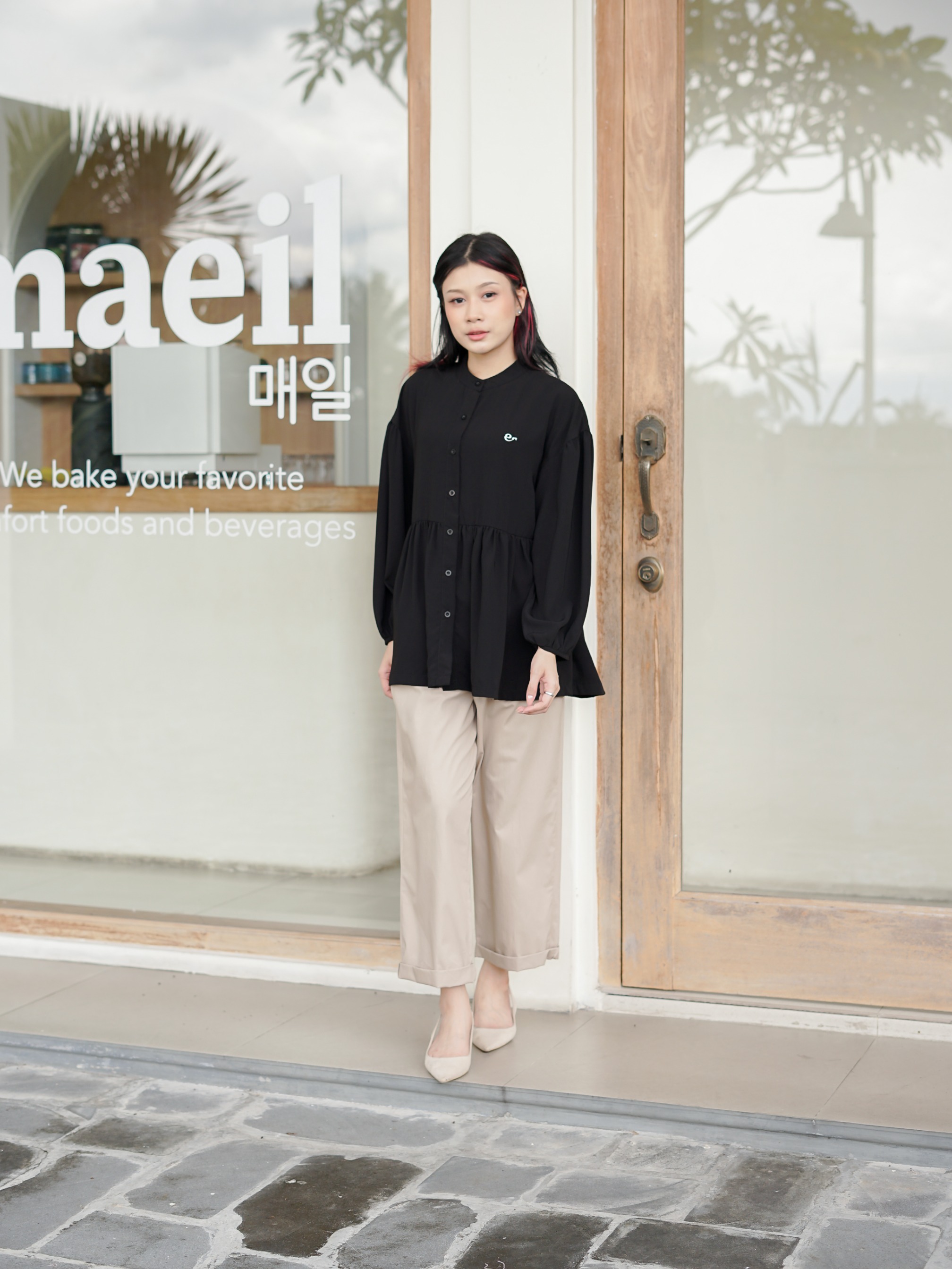Sabbie Blouse Black 
