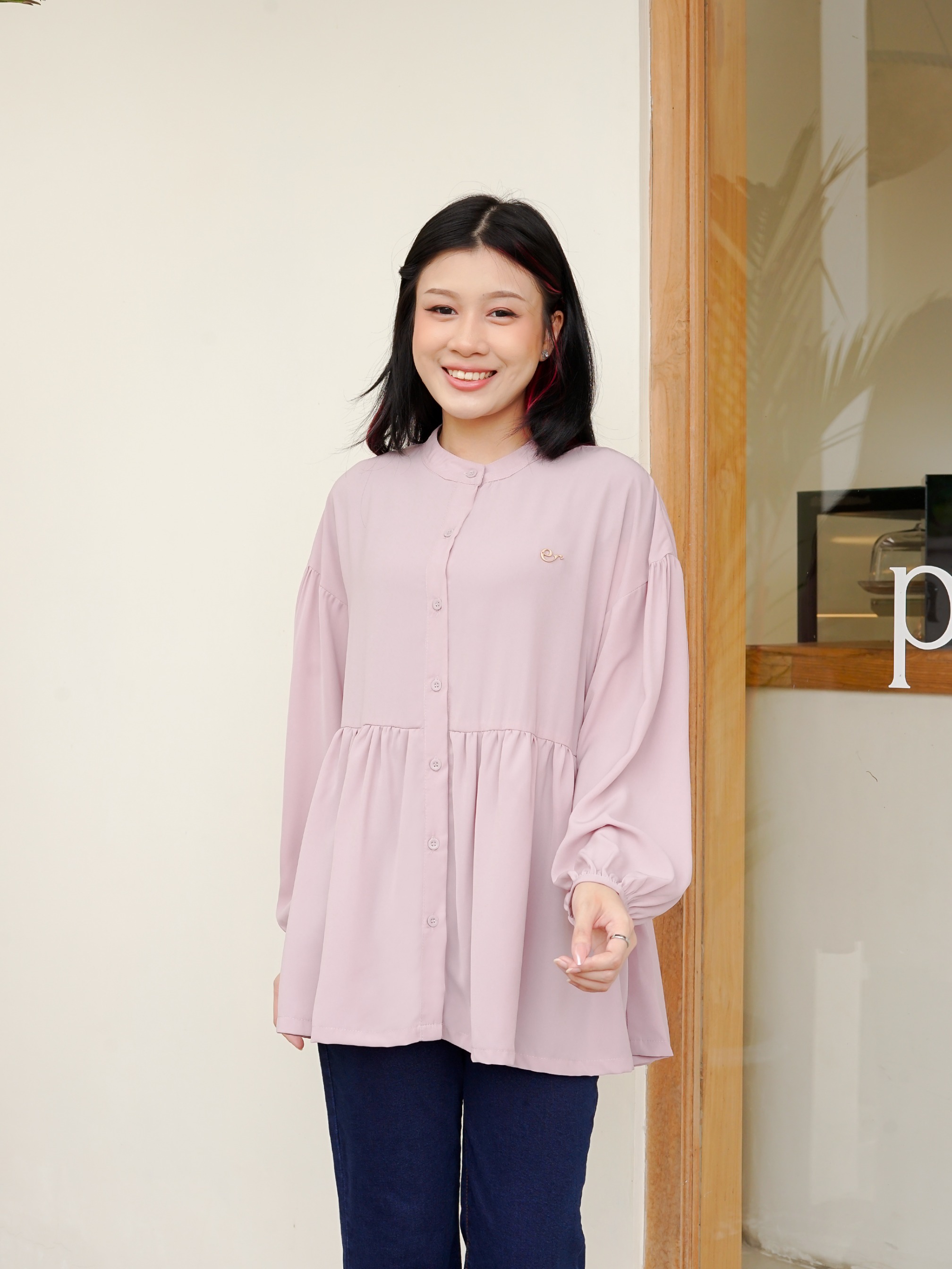 Sabbie Blouse Baby Pink