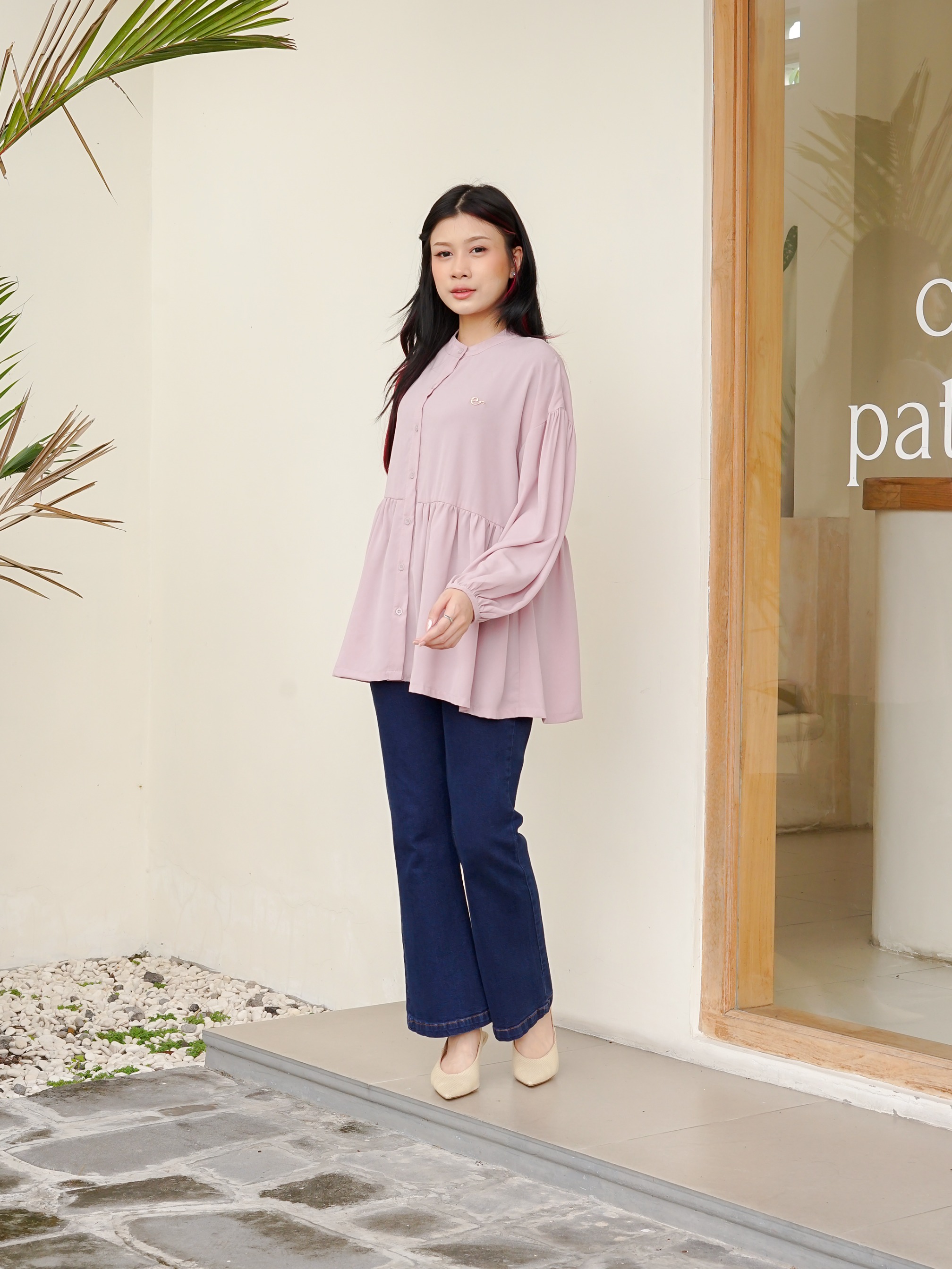 Sabbie Blouse Baby Pink