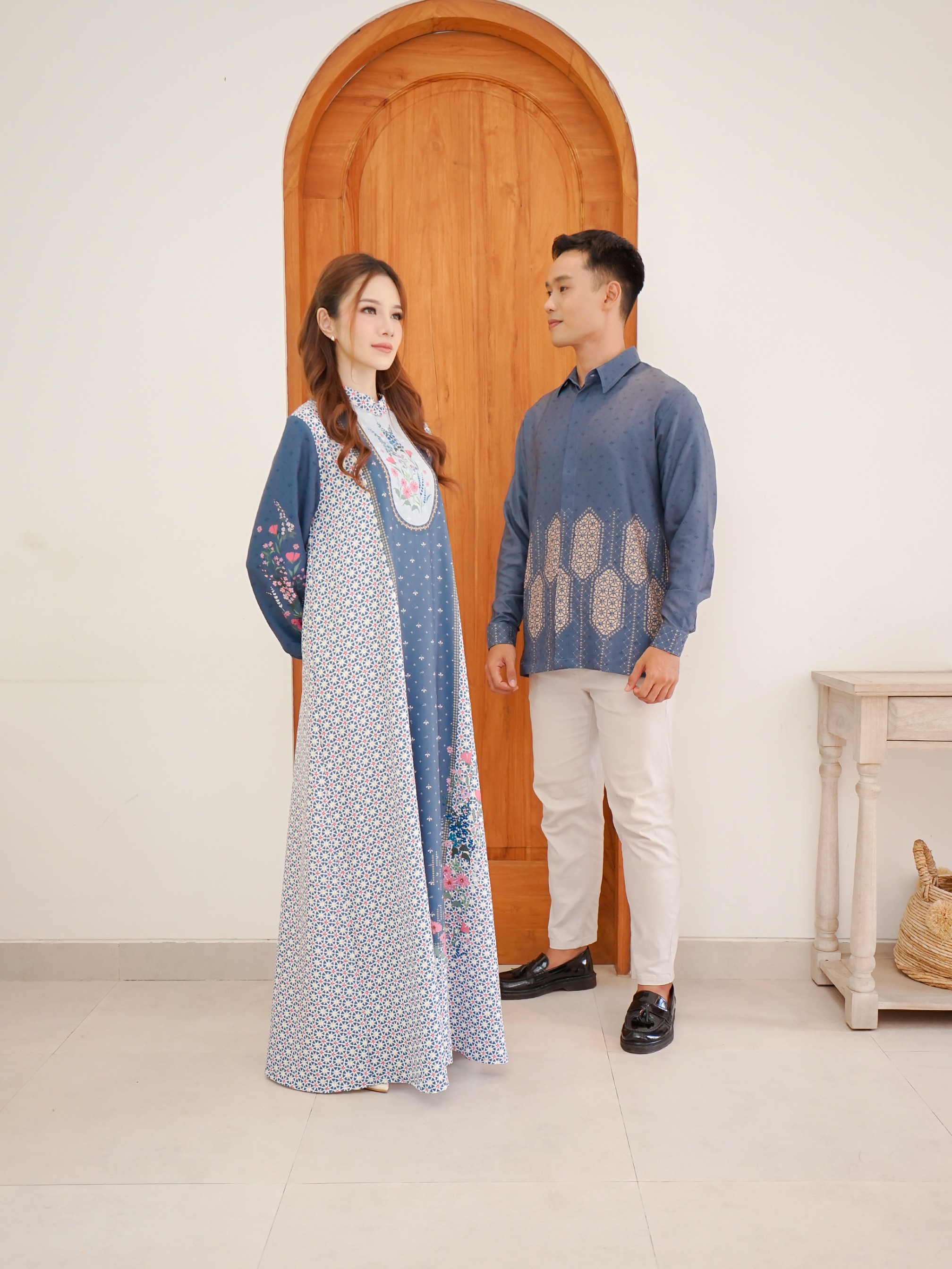 Senandika Dress Dark Denim 