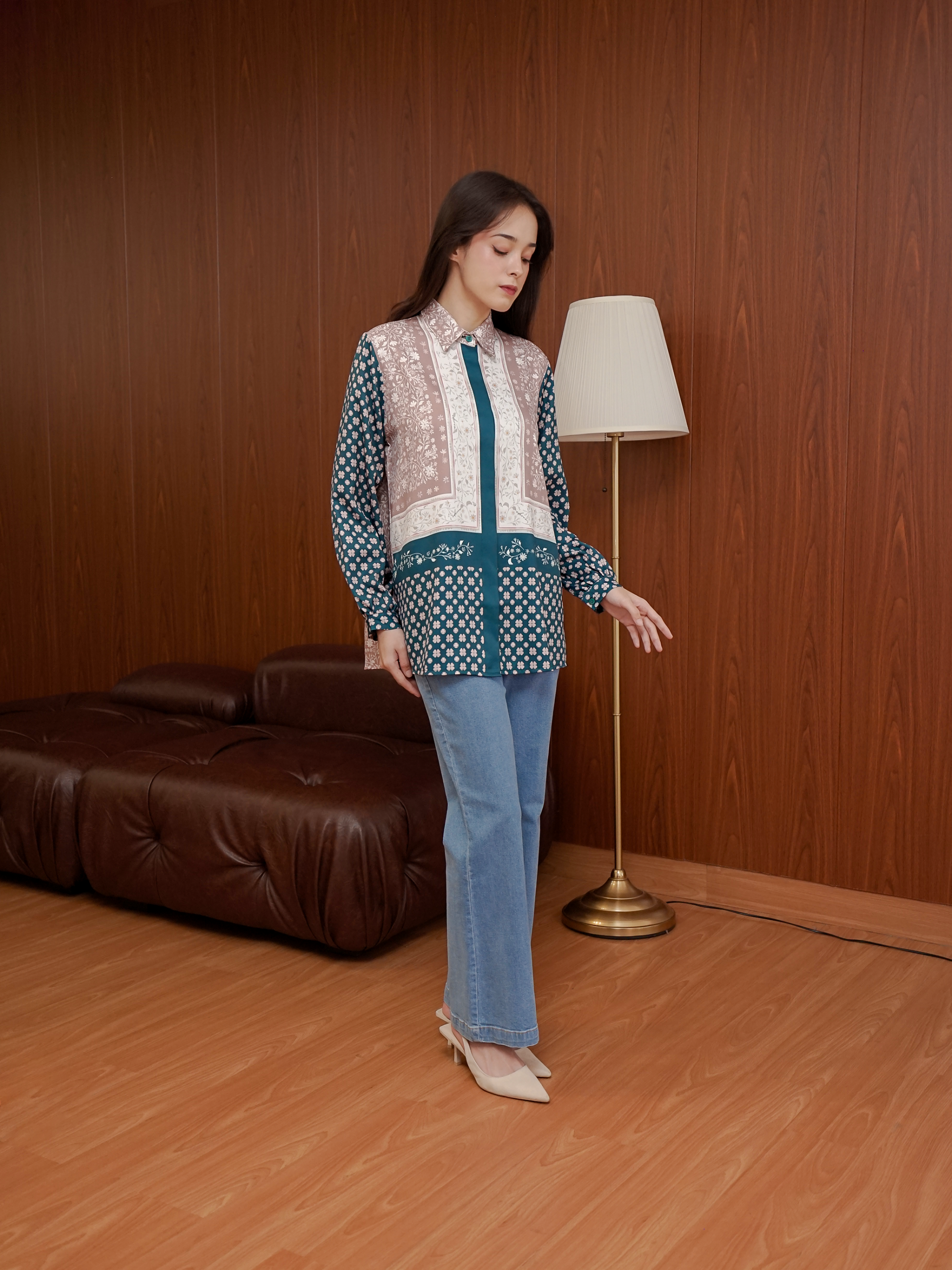 DEFECT / REJECT Claya Top Quetzal Green
