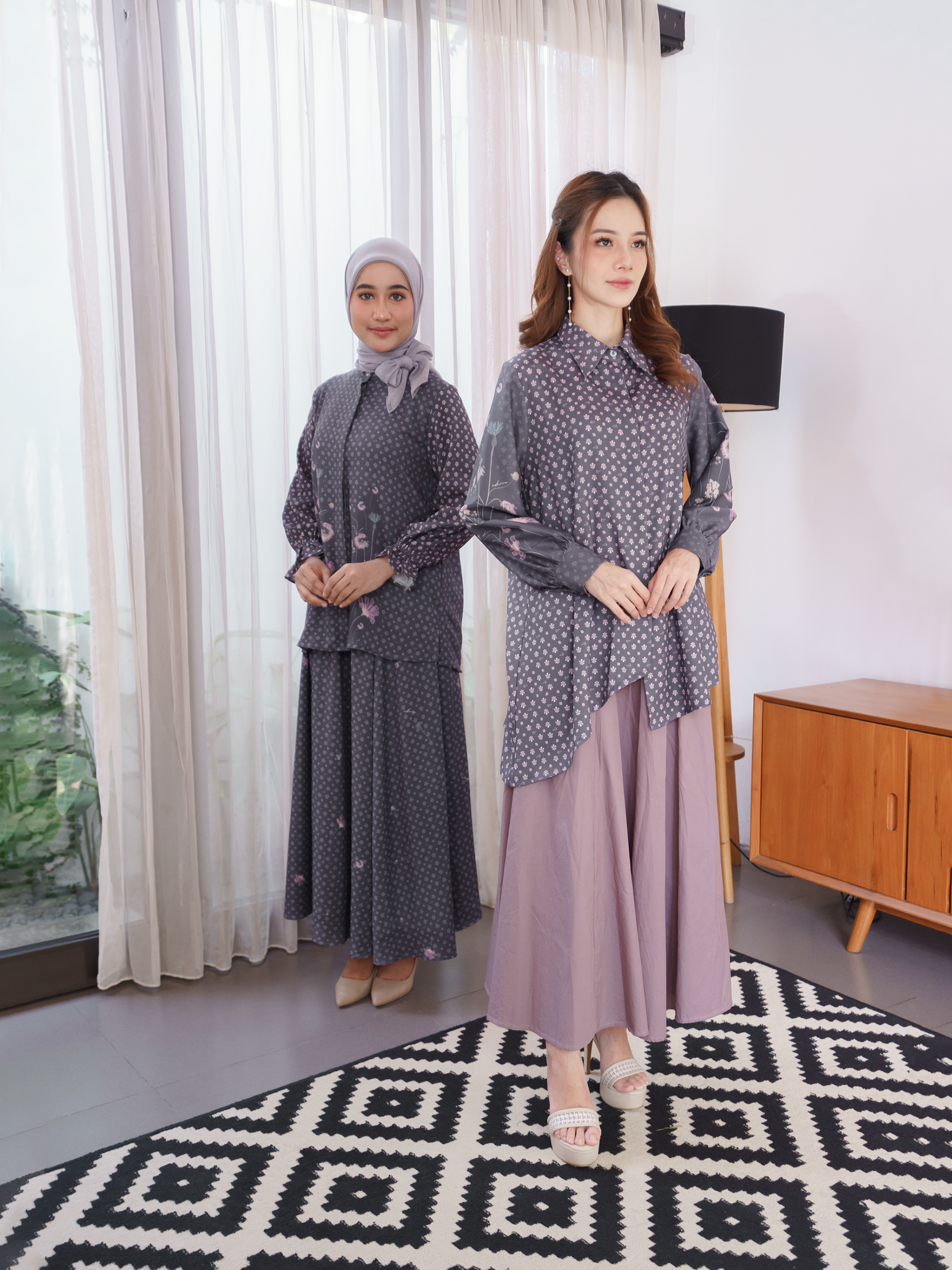 Riuh Senja Blouse Cool Gray