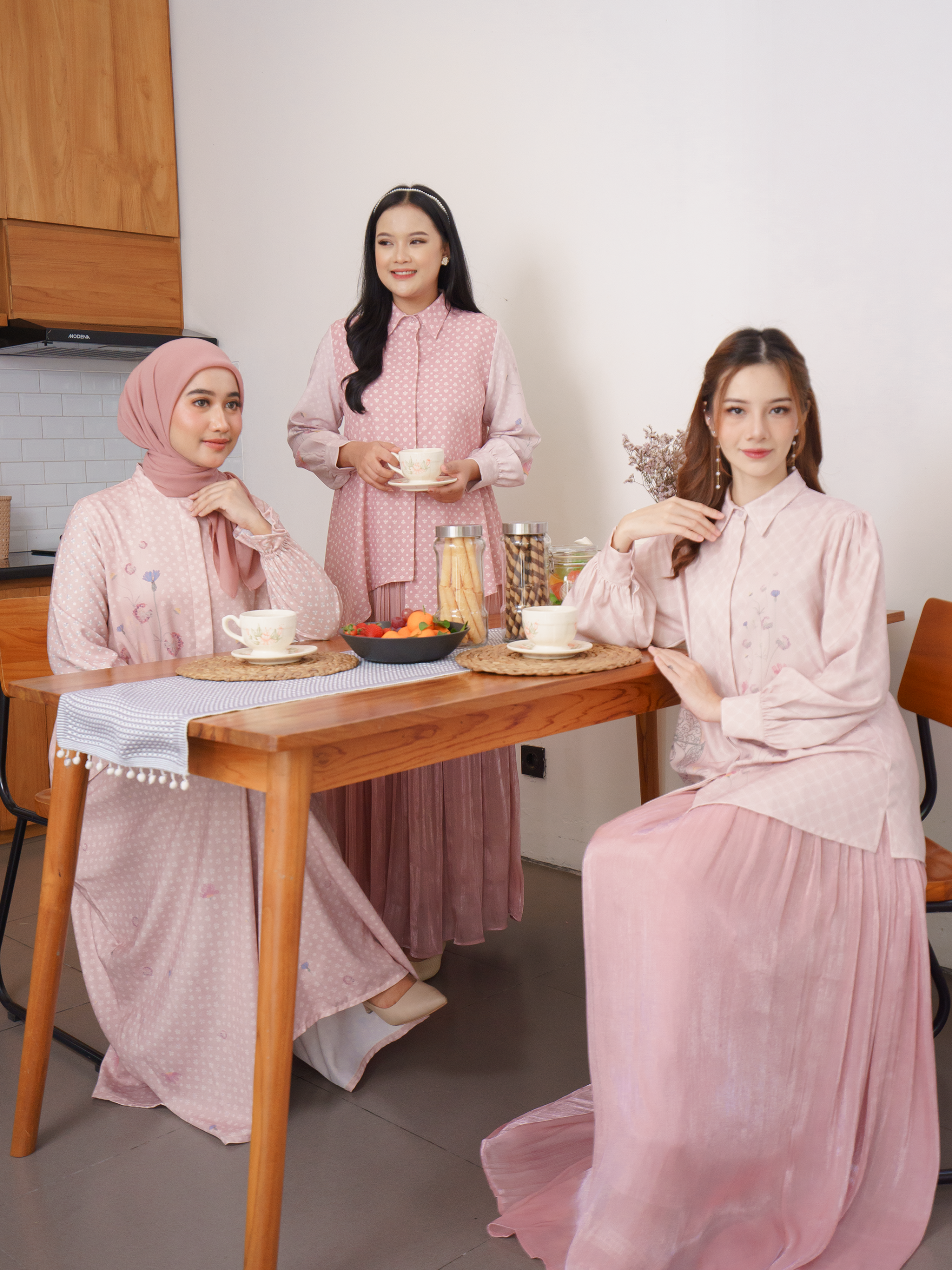 Riuh Senja Blouse Salsa Rosa