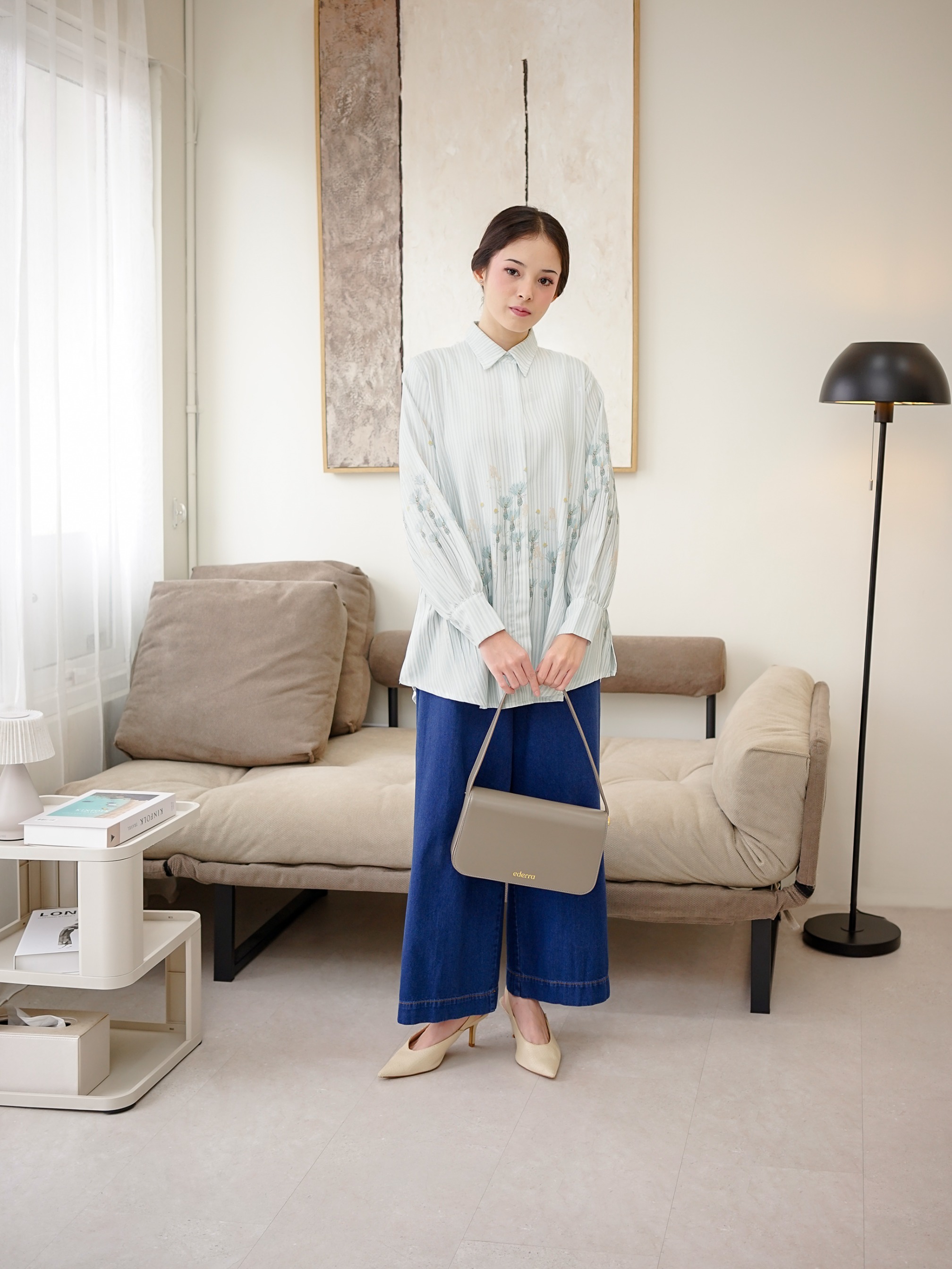 Selina Top Green Lily