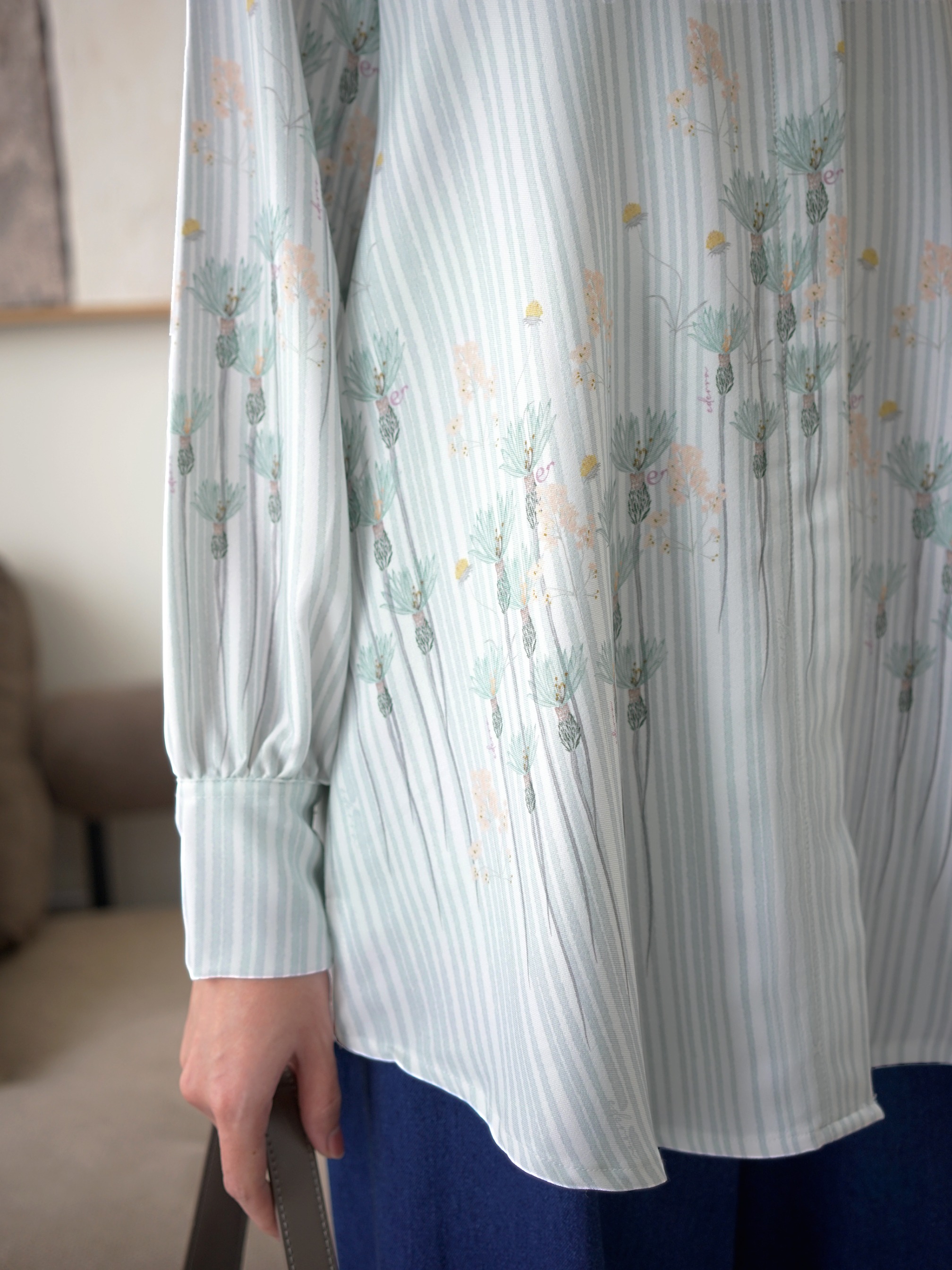 Selina Top Green Lily