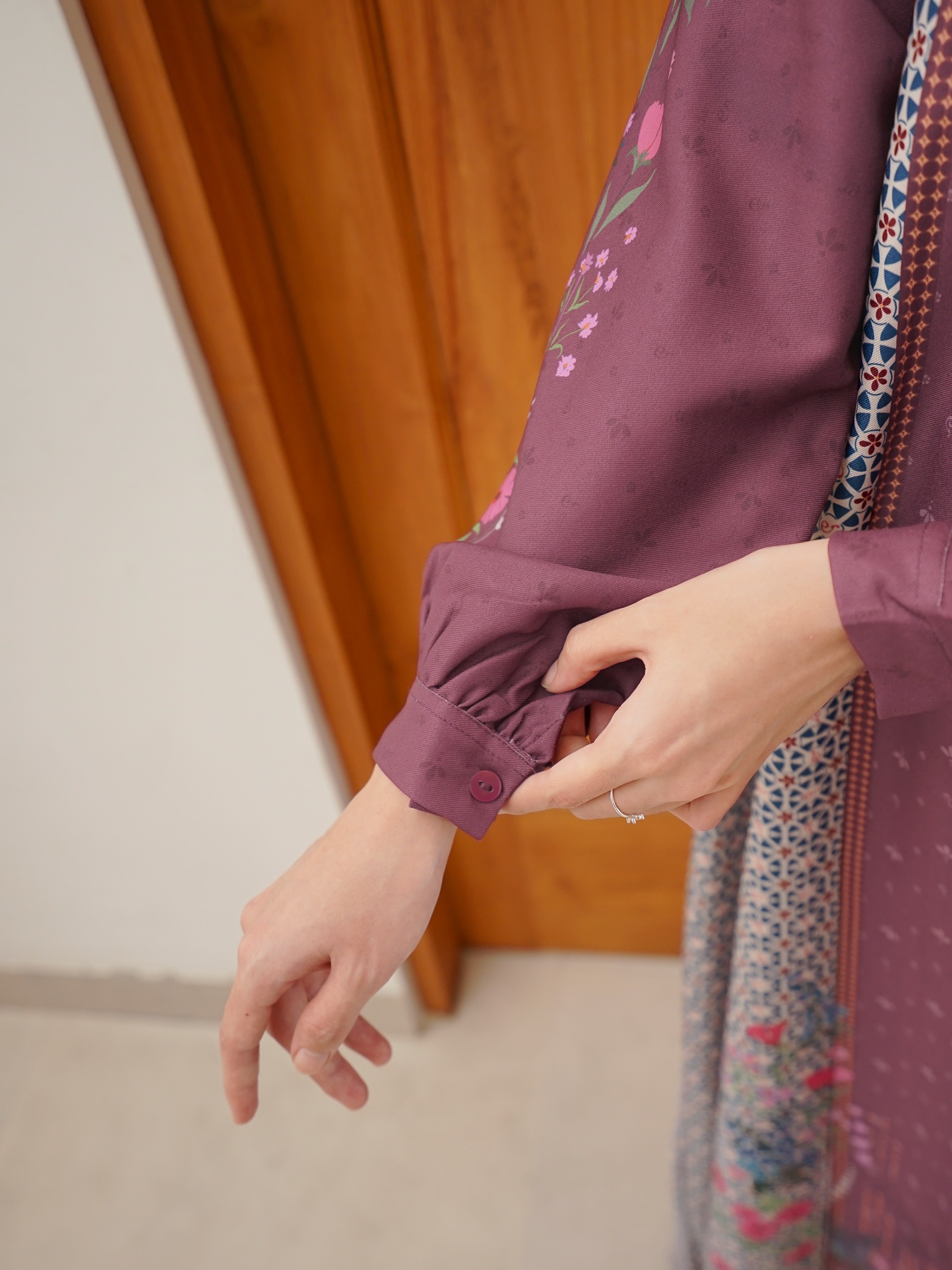 Senandika Dress New Maroon