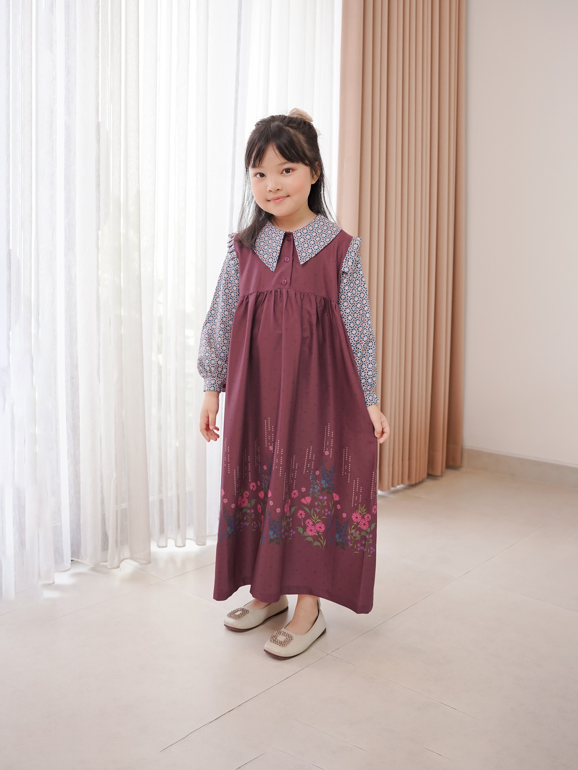 Family Set Senandika New Maroon  
