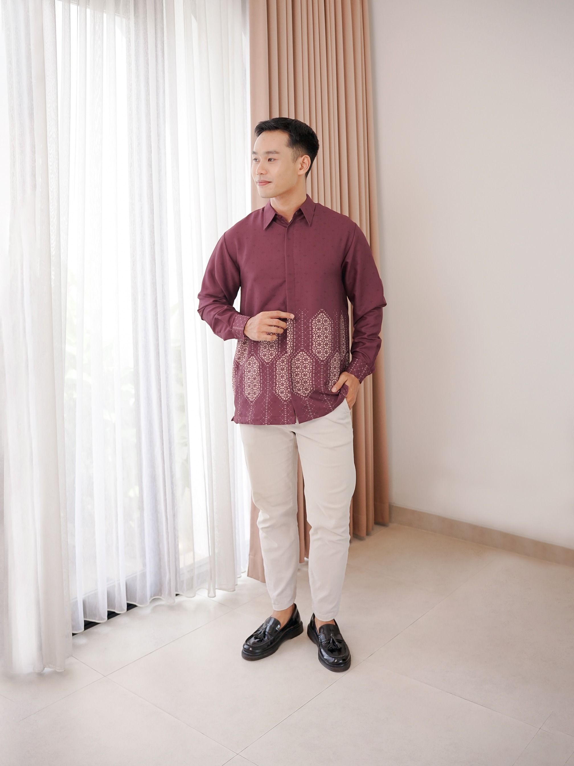 Family Set Senandika New Maroon  