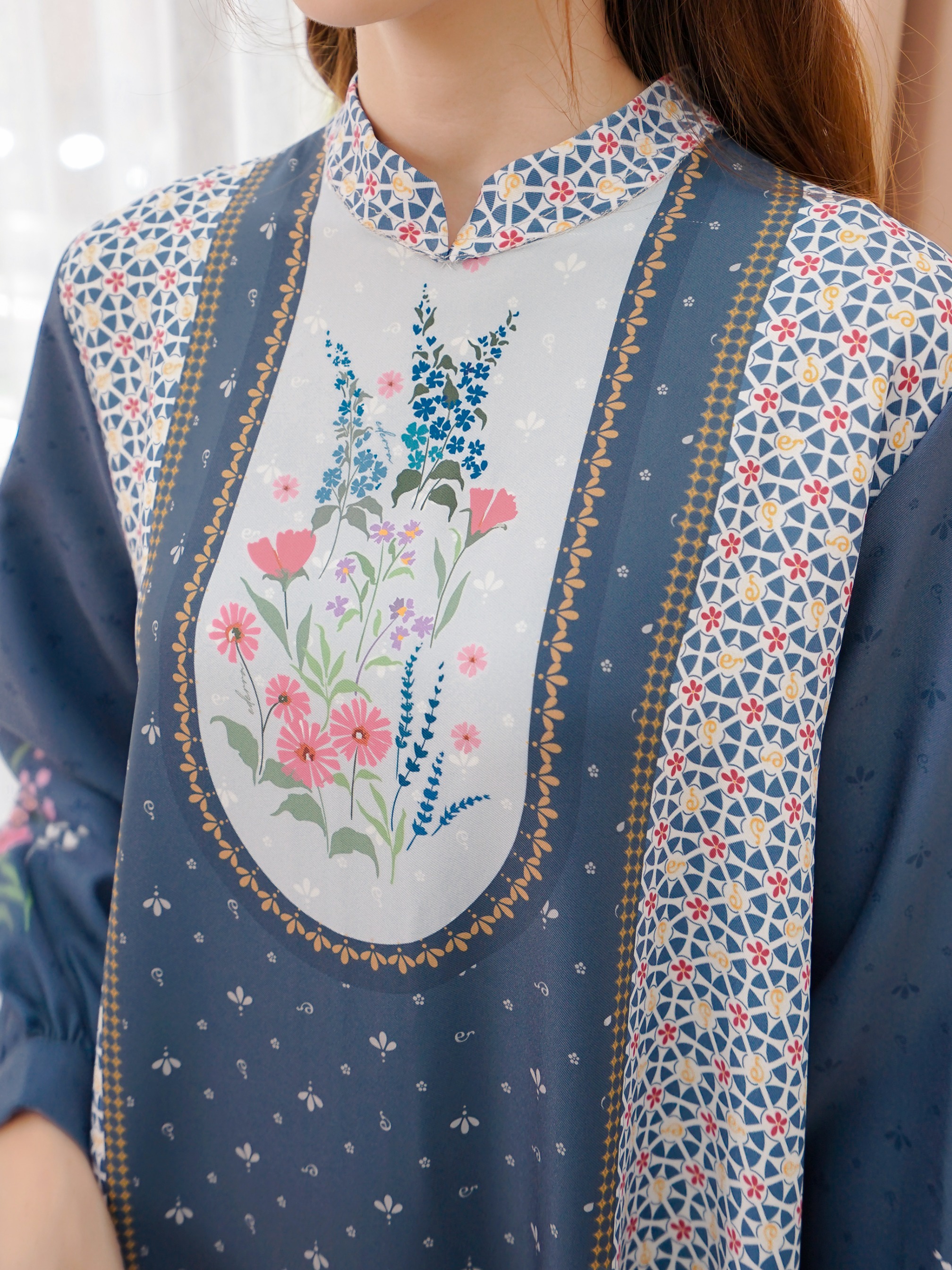 Senandika Dress Dark Denim 