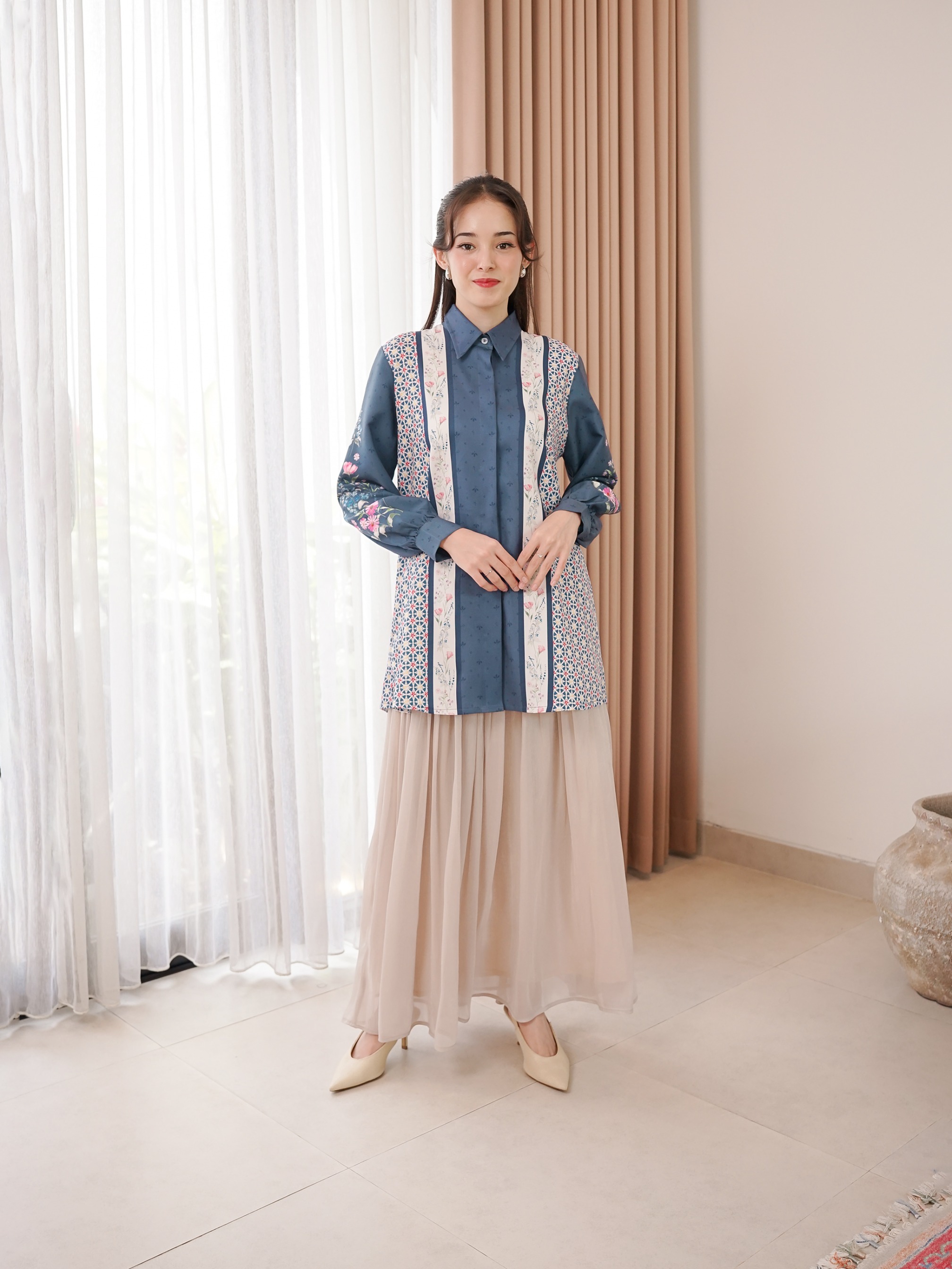 Senandika Top Dark Denim