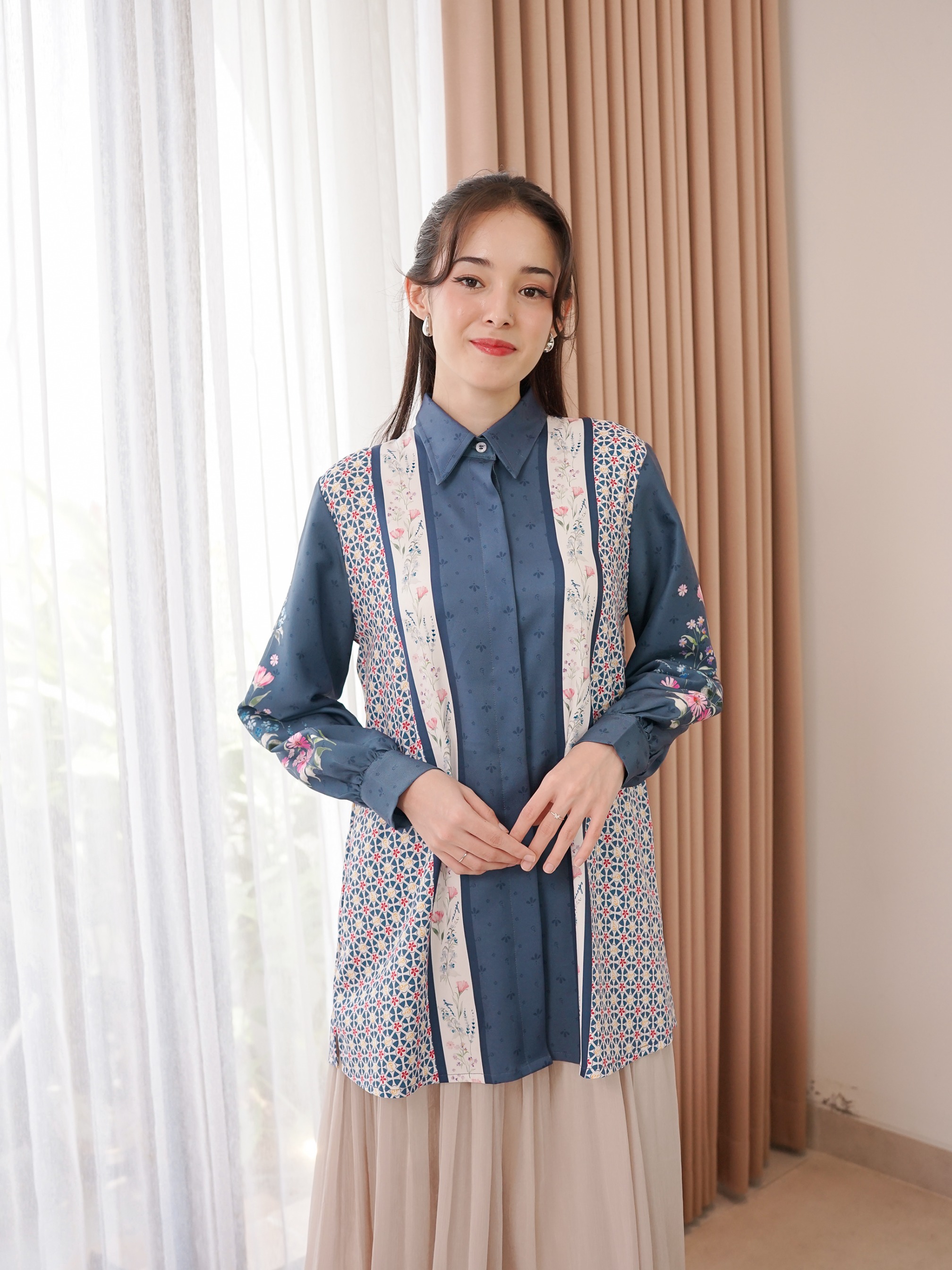 Senandika Top Dark Denim
