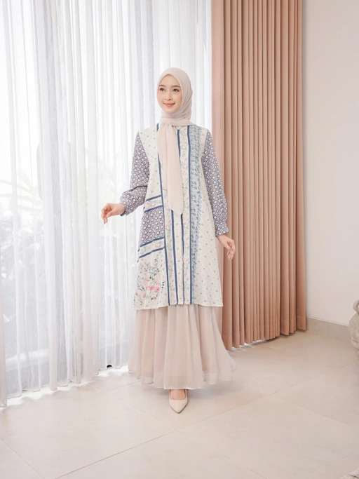 Image of Senandika Tunic Dark Denim