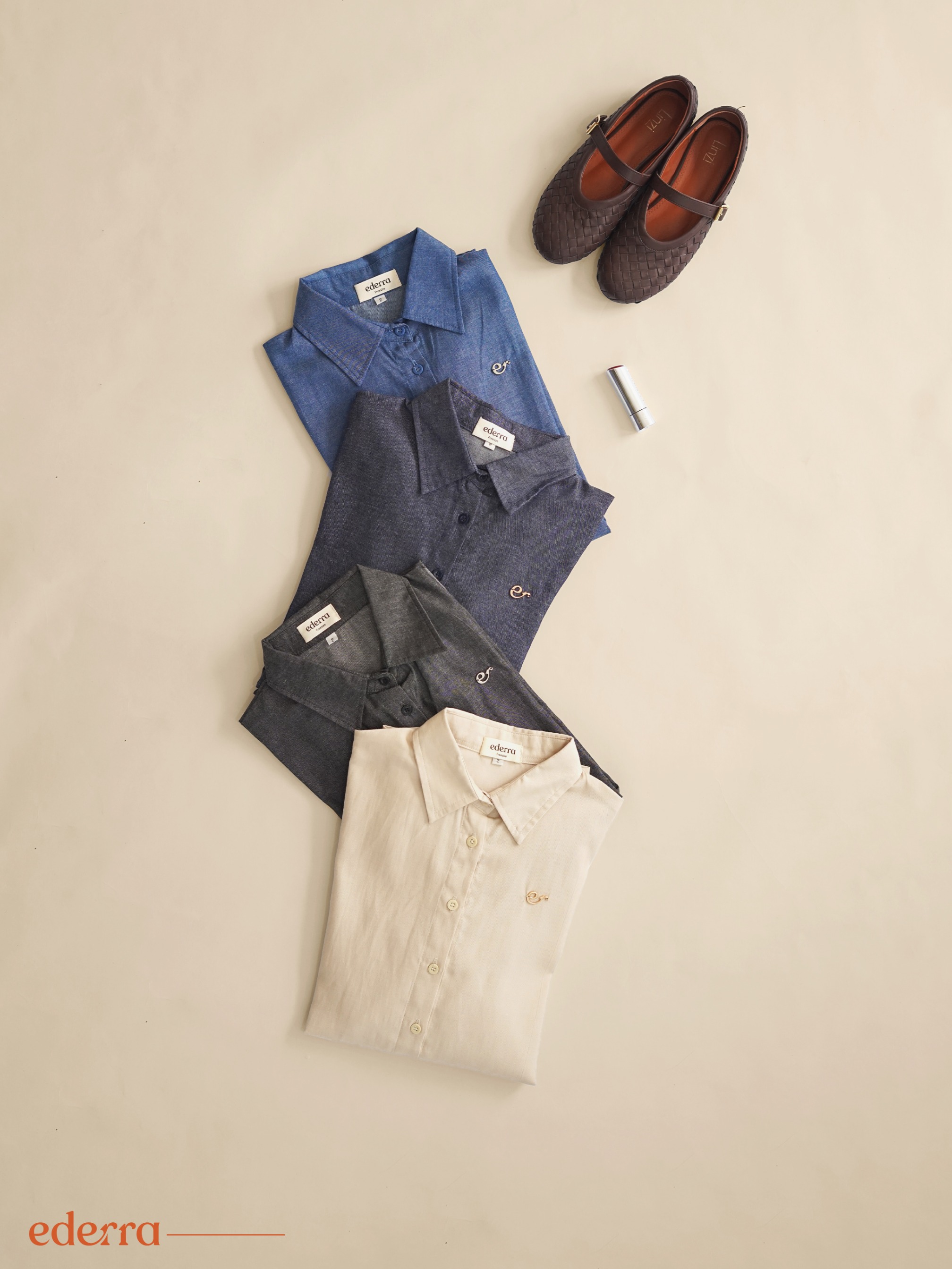 Keira Set Denim (Top dan Pants)