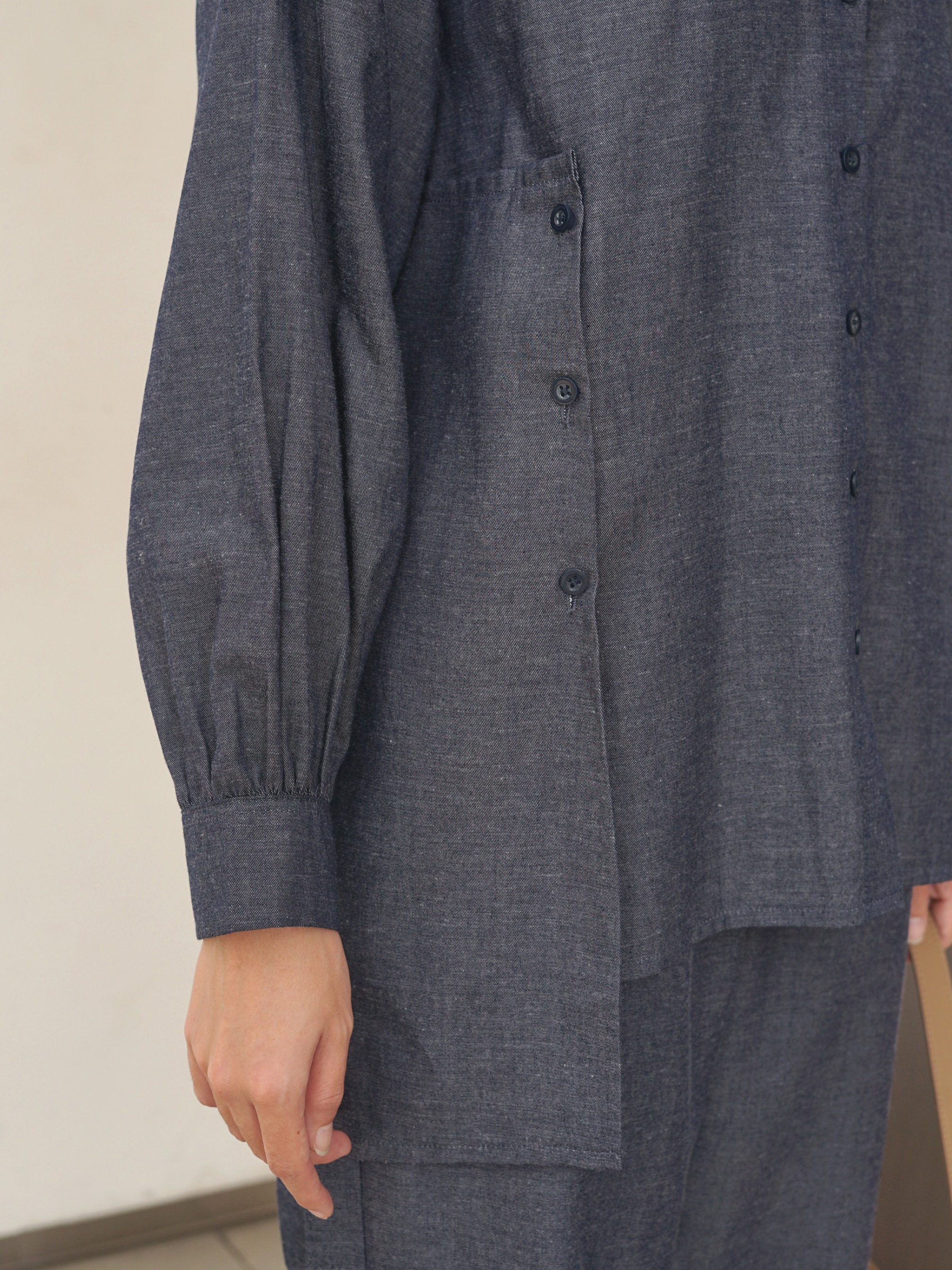 Keira Set Denim (Top dan Pants)