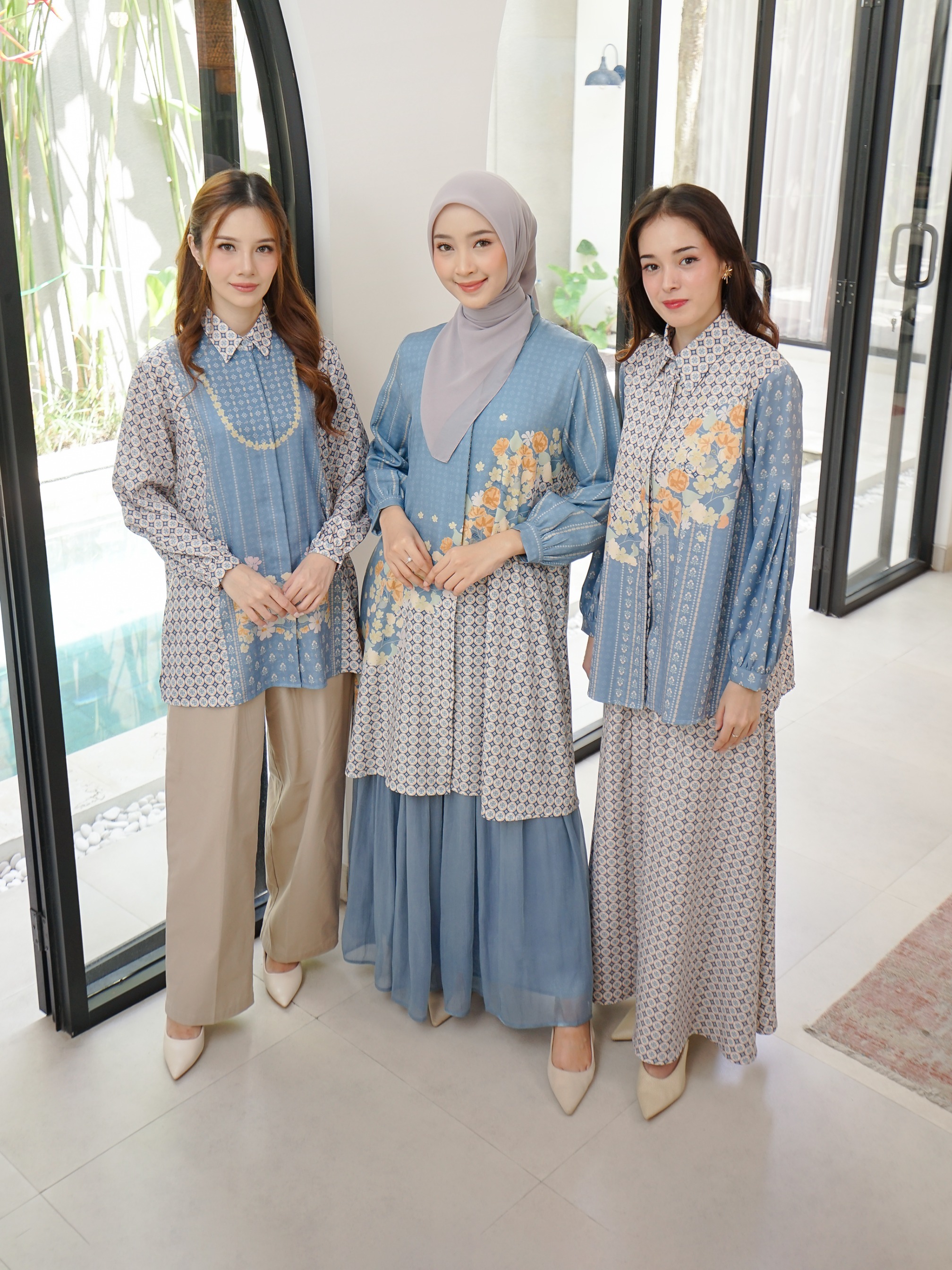 Family Set Arunika Dusk Blue