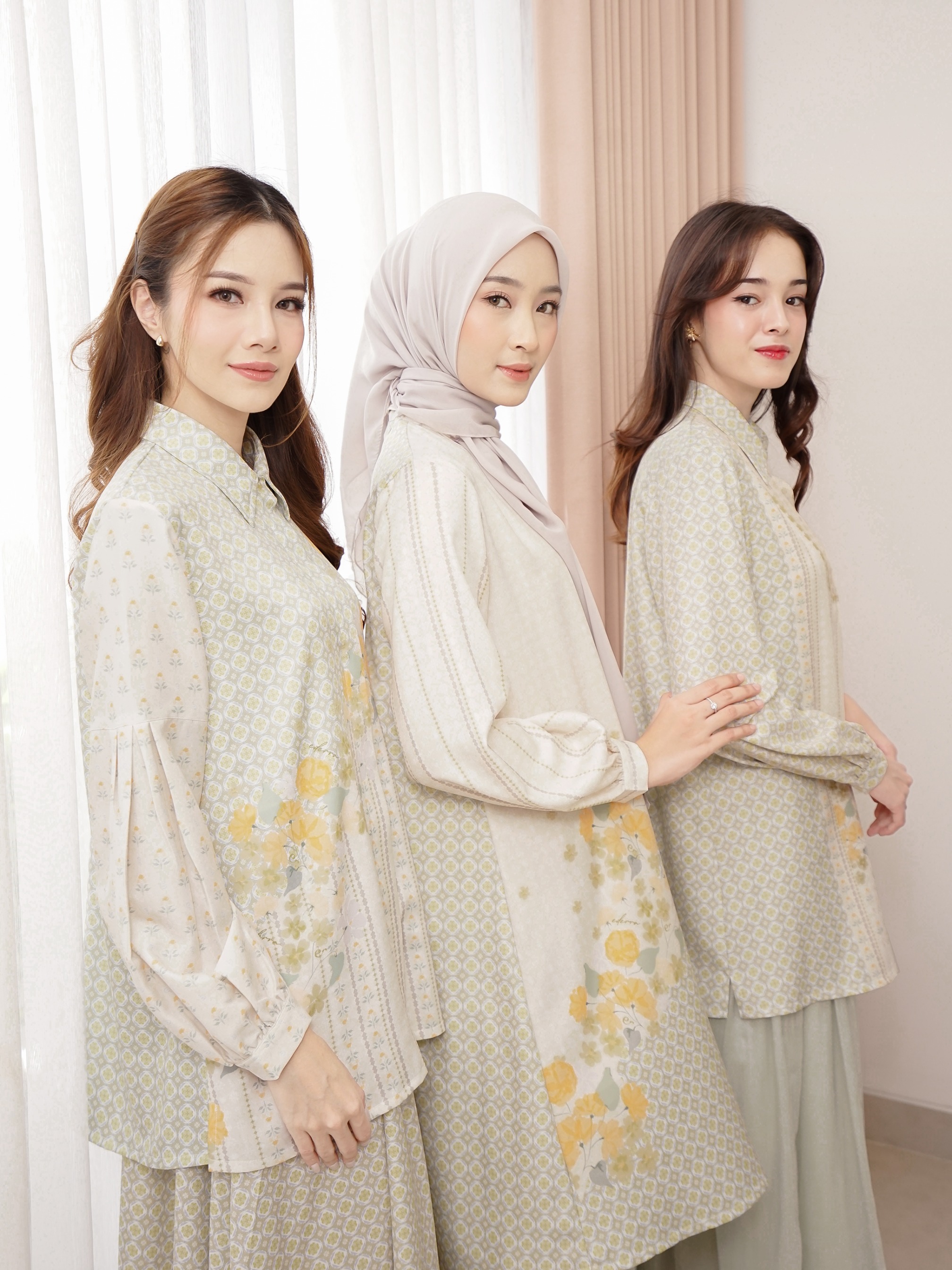 Family Set Arunika Glass Green 