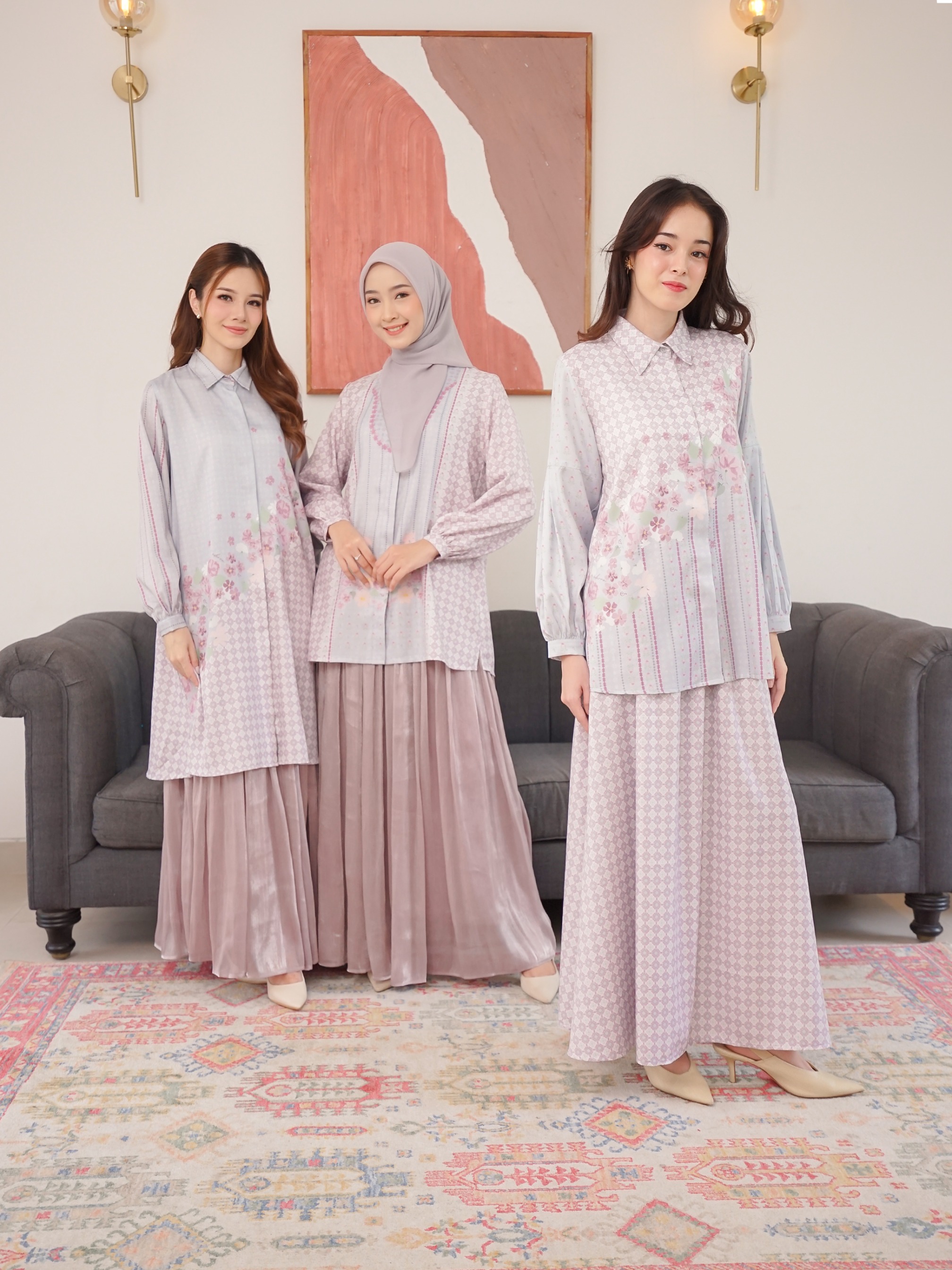 Family Set Arunika Cool Grey