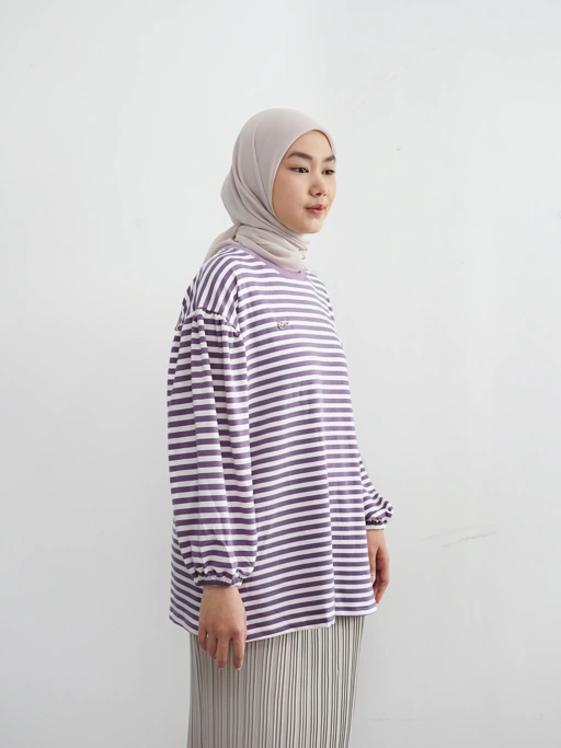 Image of Leoni Stripes Purple Yam