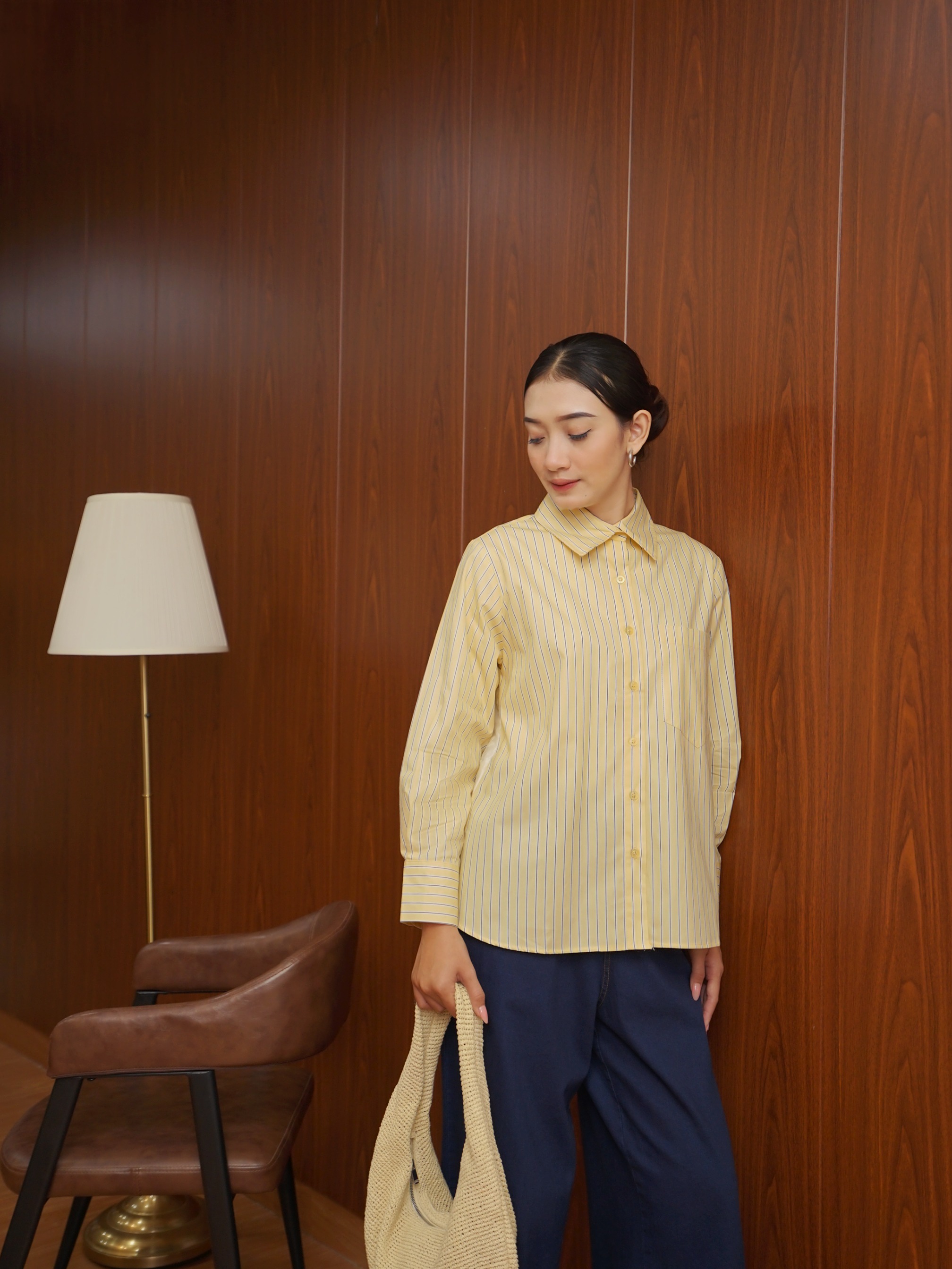 Chloe Top Butter Yellow