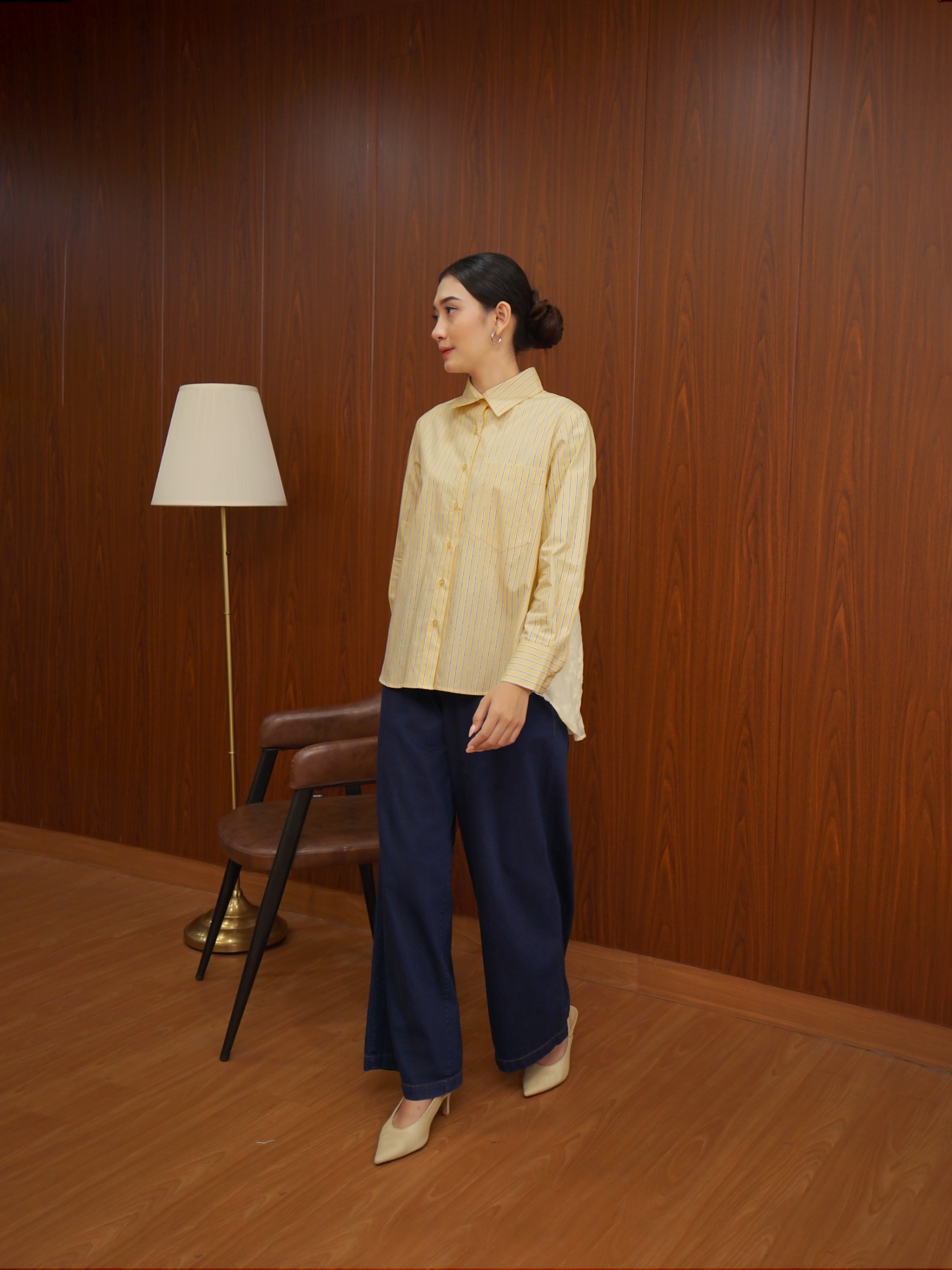Chloe Top Butter Yellow