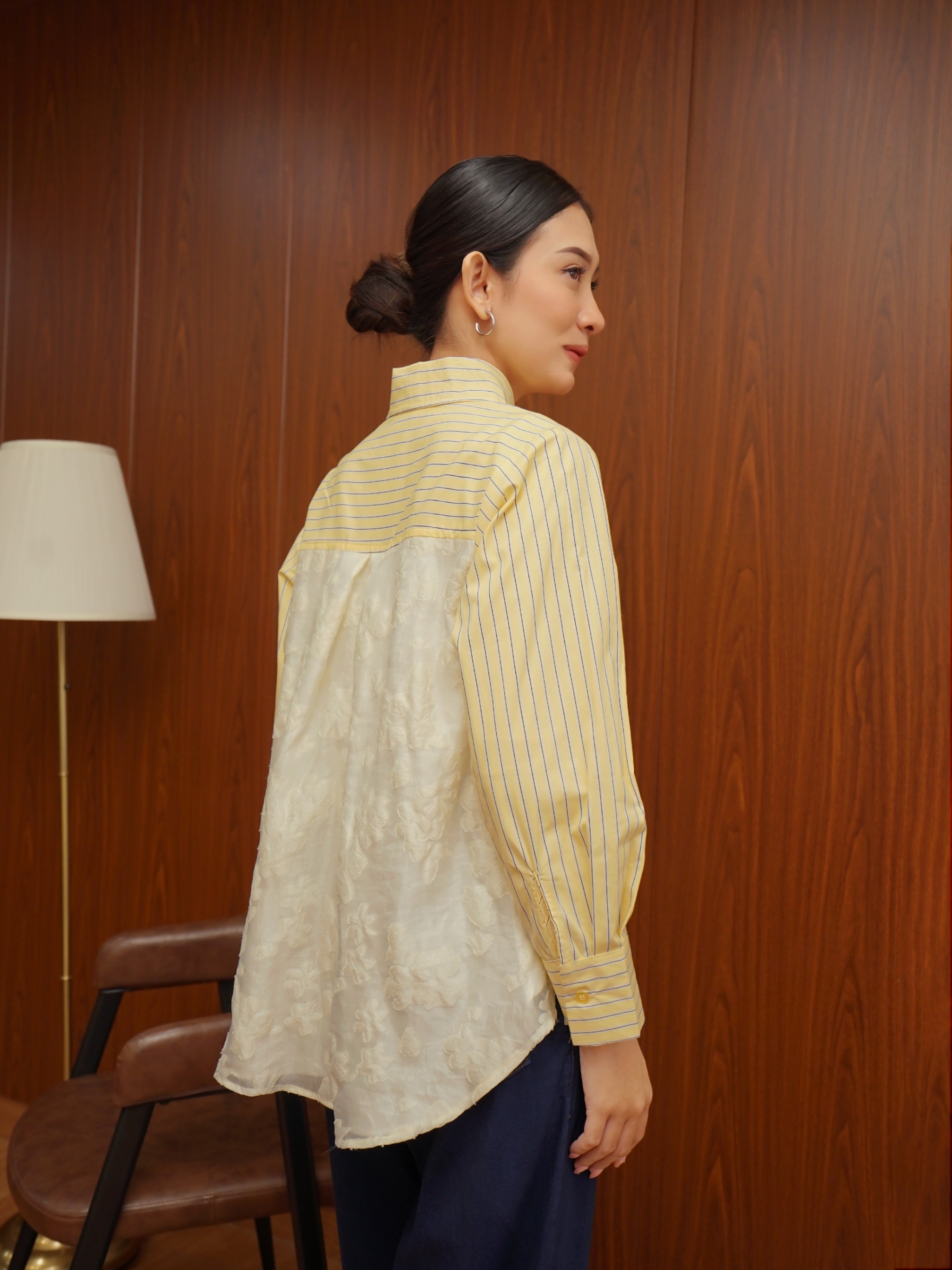 Chloe Top Butter Yellow