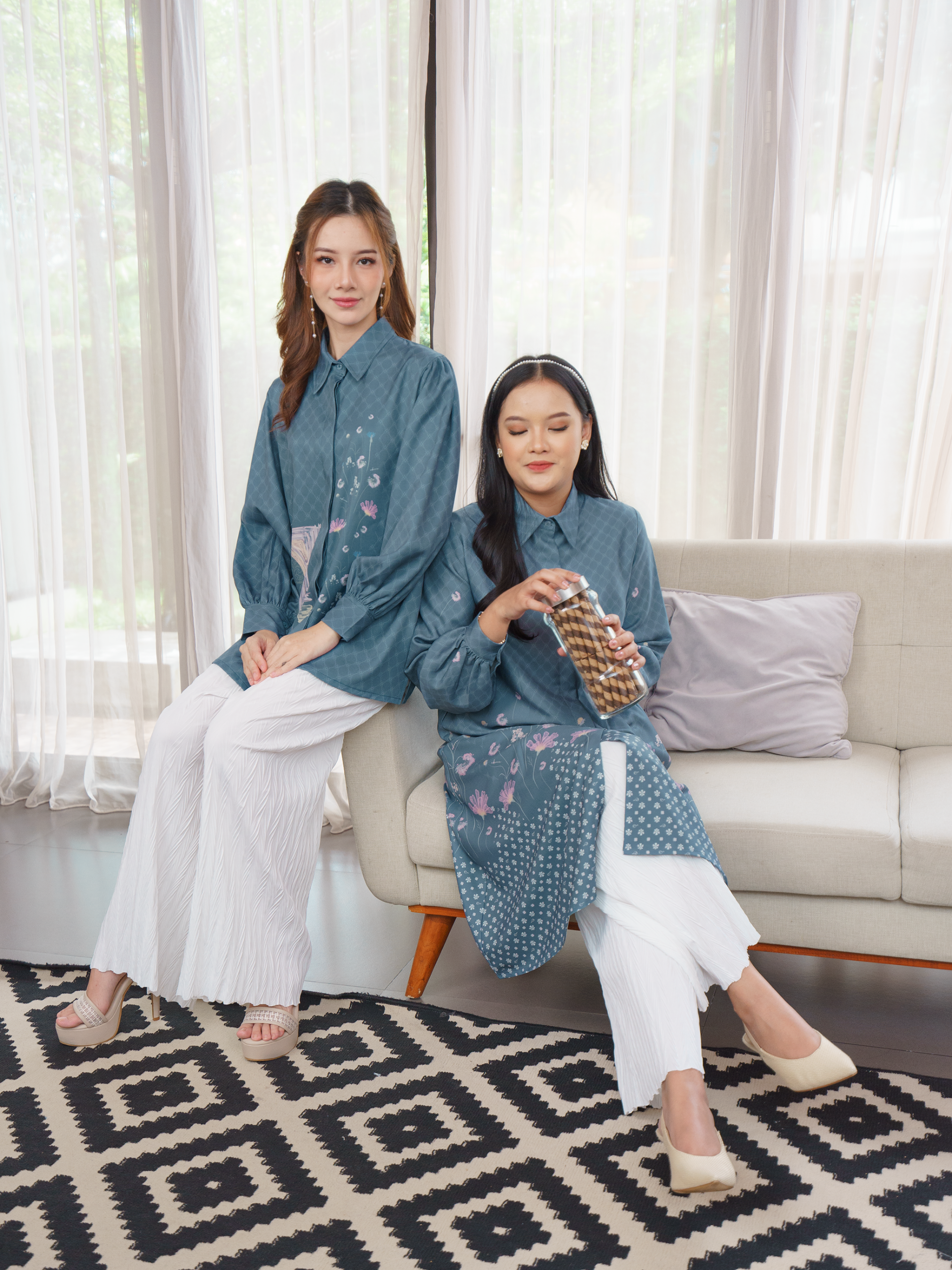 Riuh Senja Tunic Luxury Teal