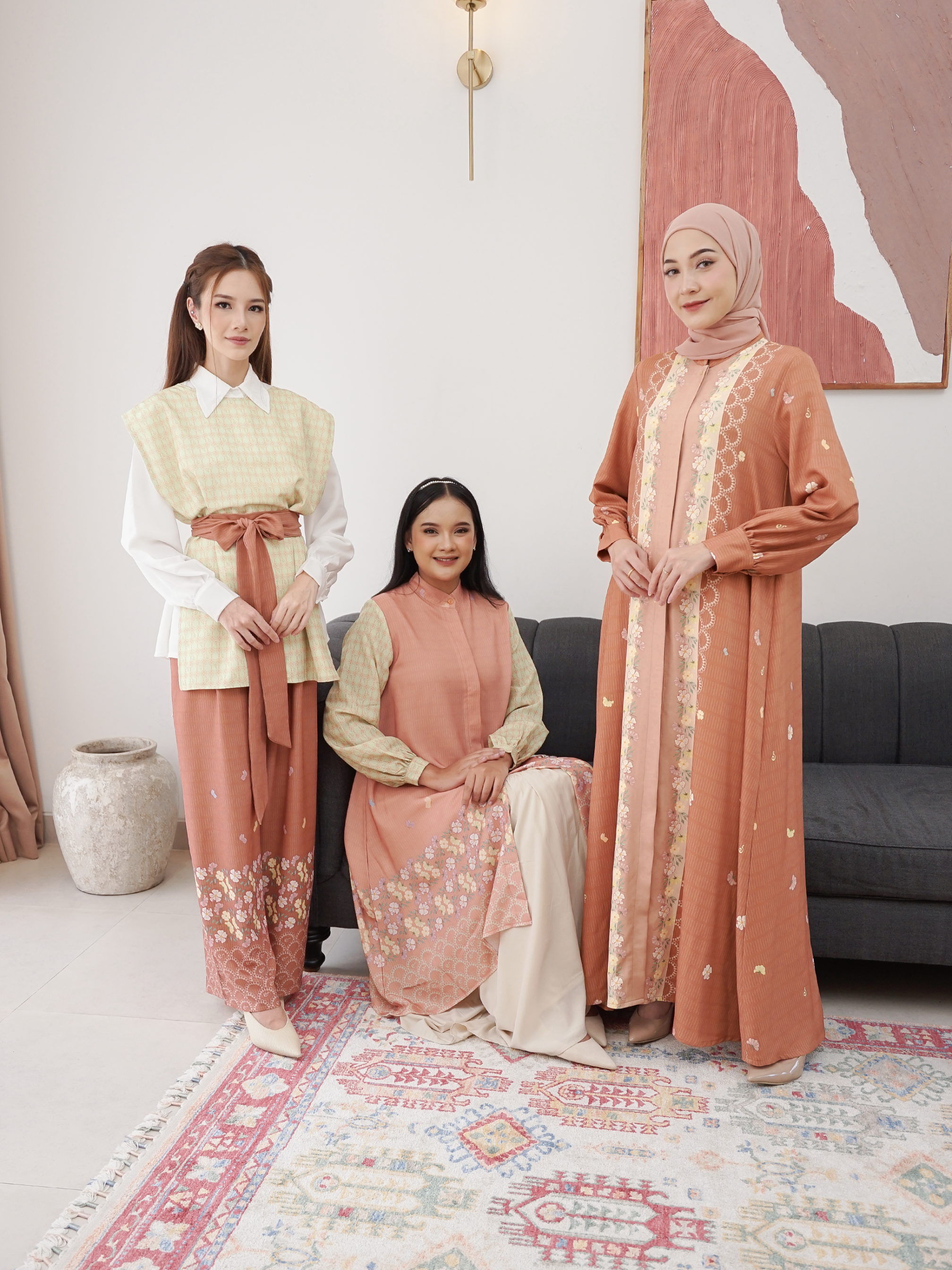 Reject Setaman Dress Peach Fuzz