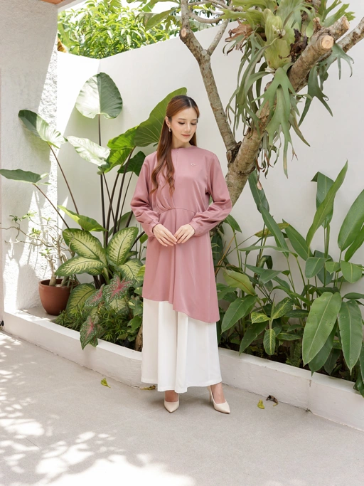 Image of Larina Tunic Rose Pink