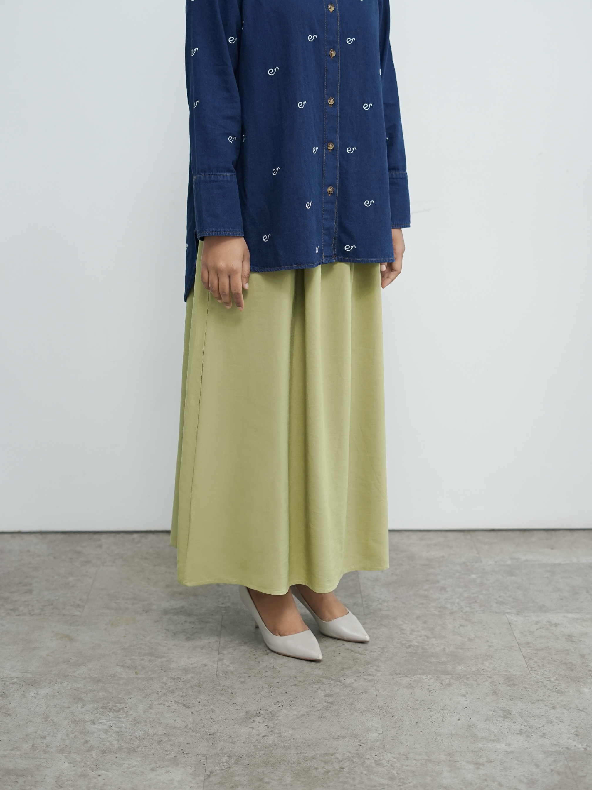 Vania Skirt Green Lily