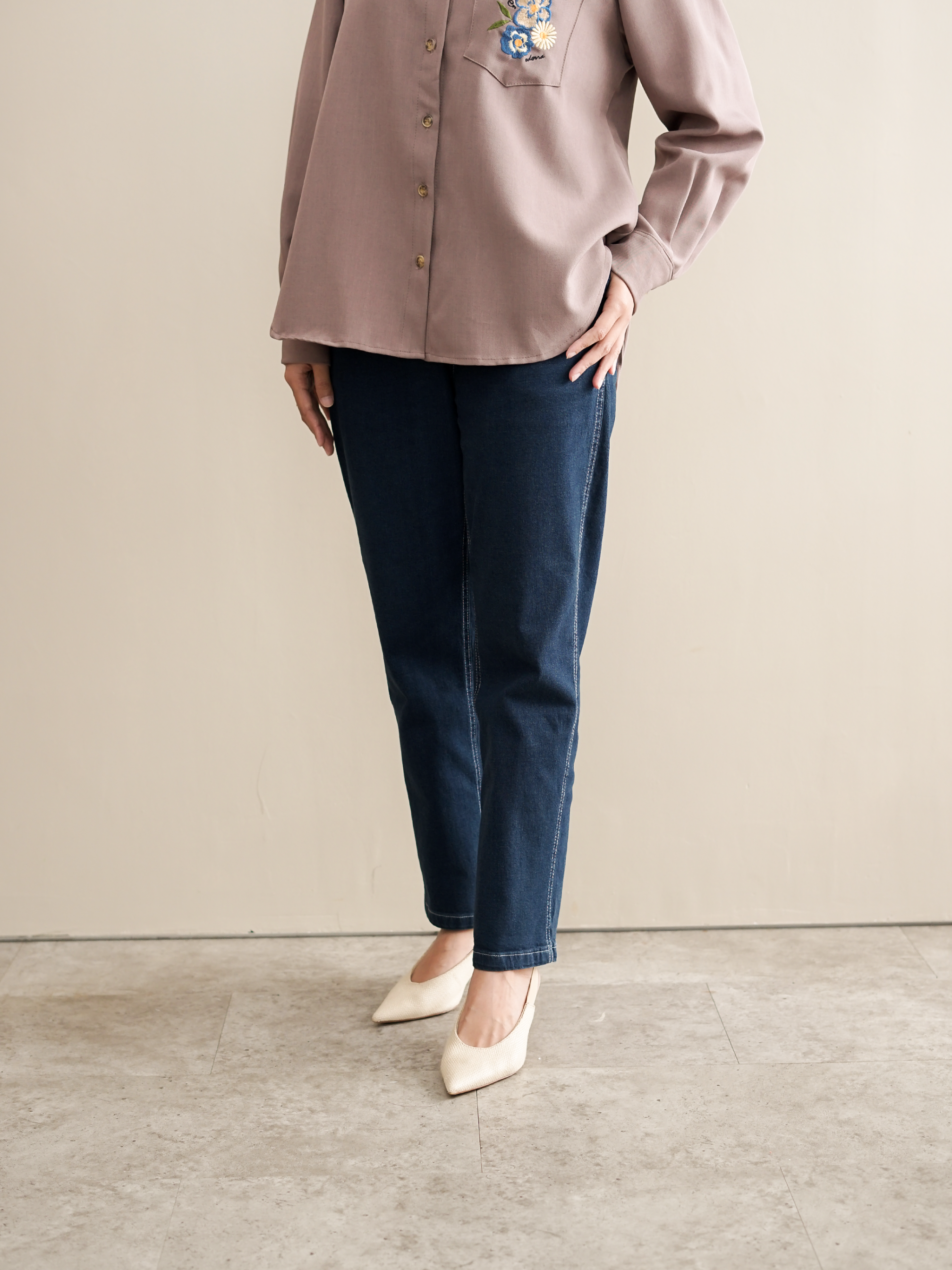 Zora Pants Deep Blue