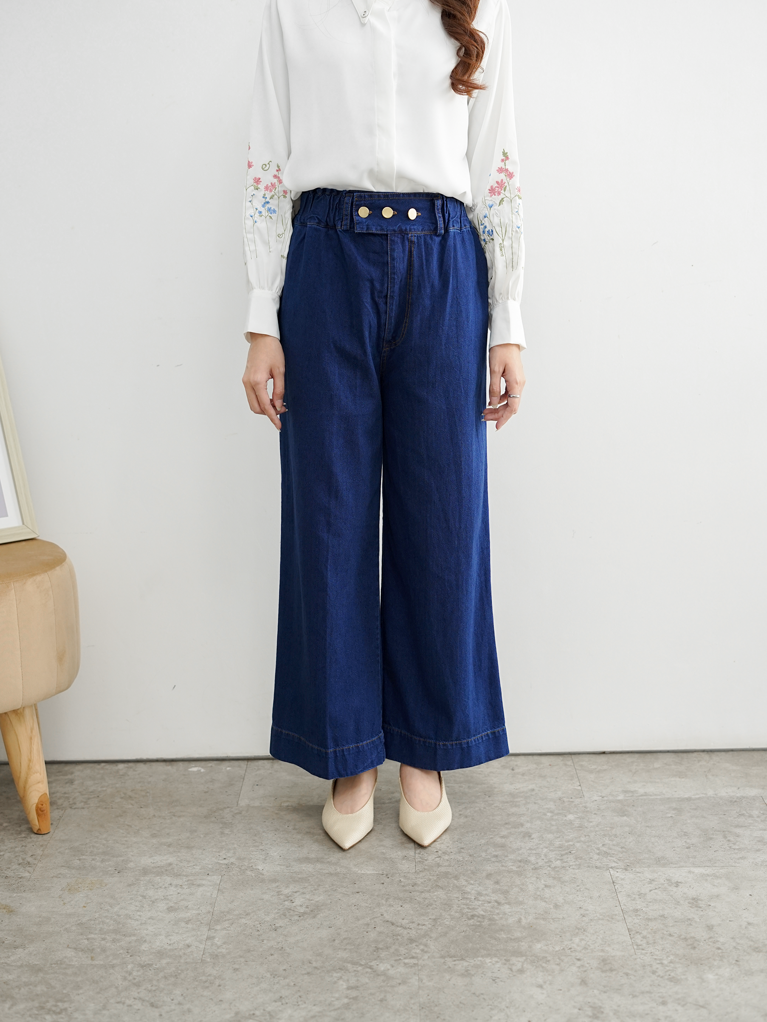 Defect dan Sample Sale Lora Pants Dark Blue