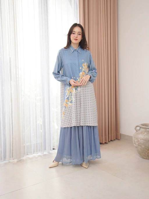 Image of Arunika Tunic Dusk Blue