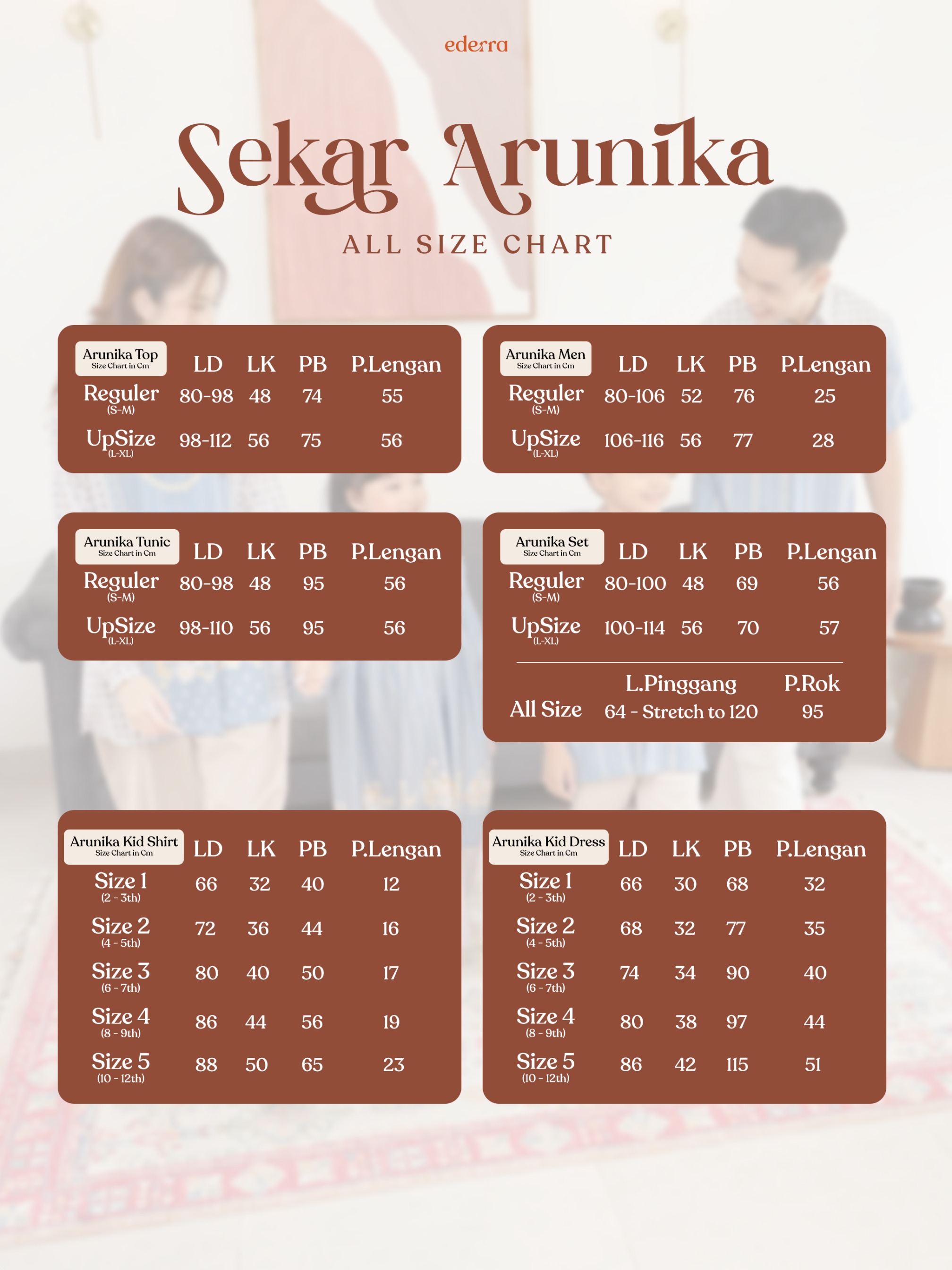 Family Set Arunika Dusk Blue