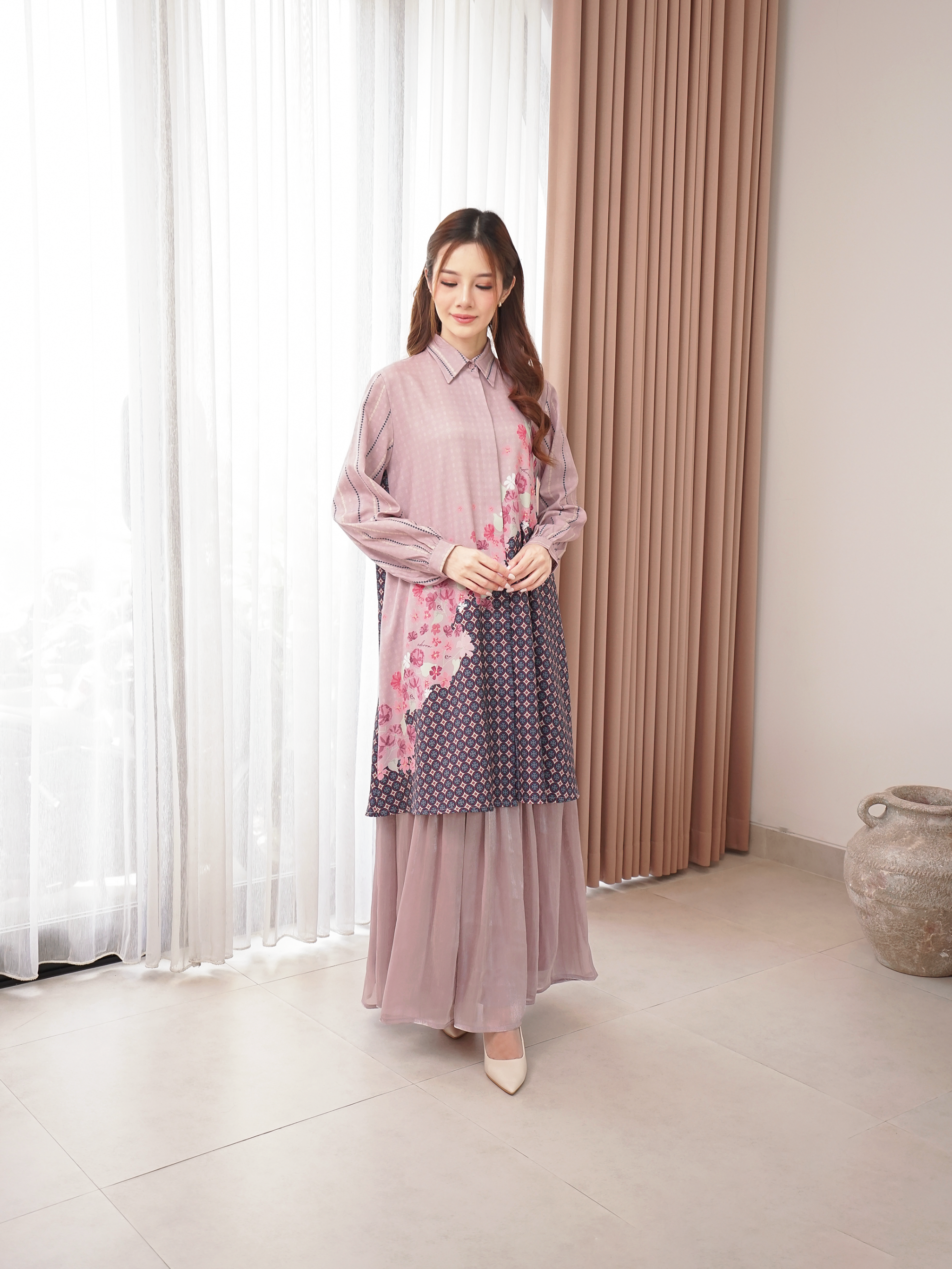 Arunika Tunic Pale Mauve