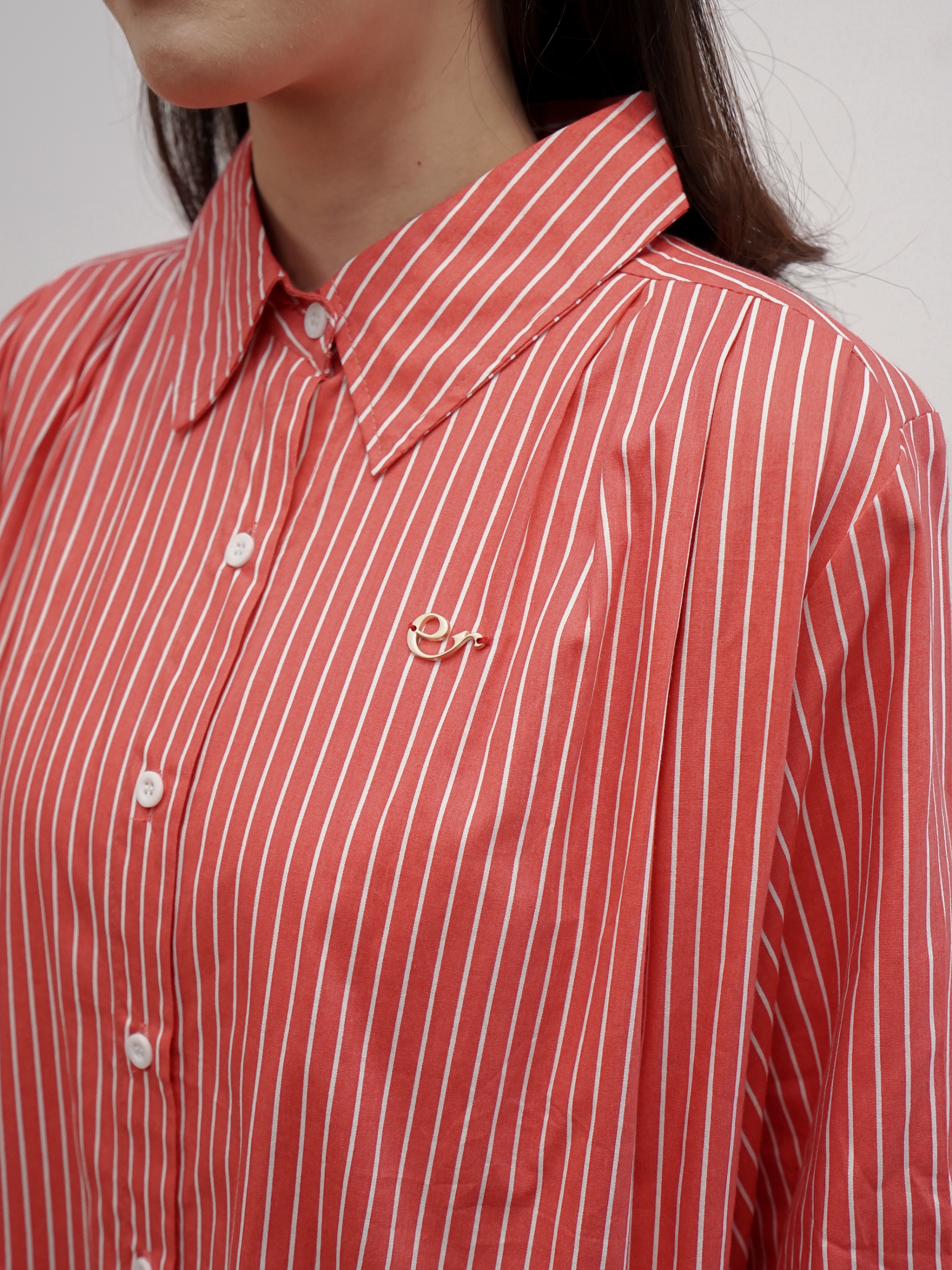 DEFECT/REJECT Laura Top Stripes Winterberry