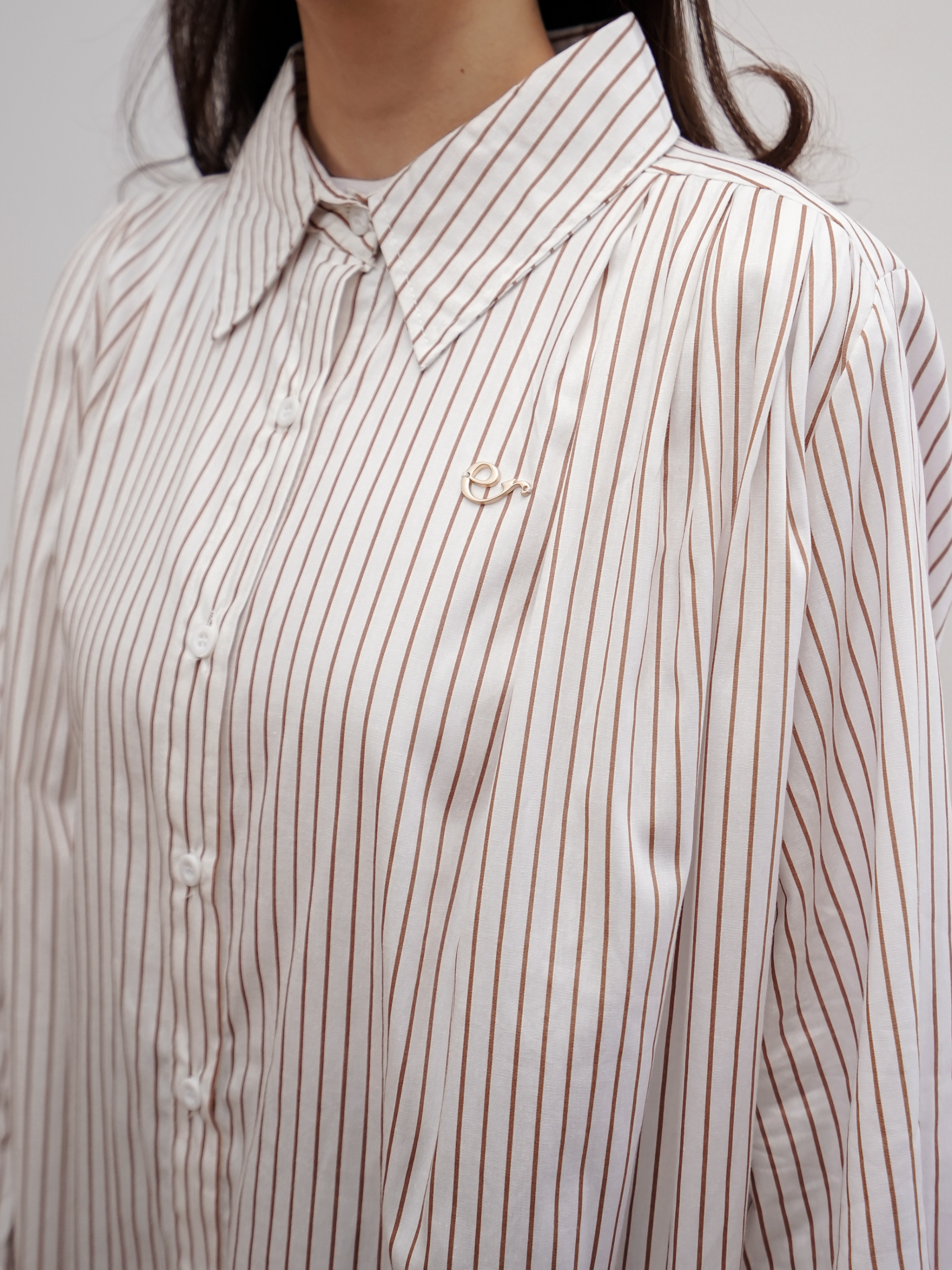 Laura Top Stripes White Milo