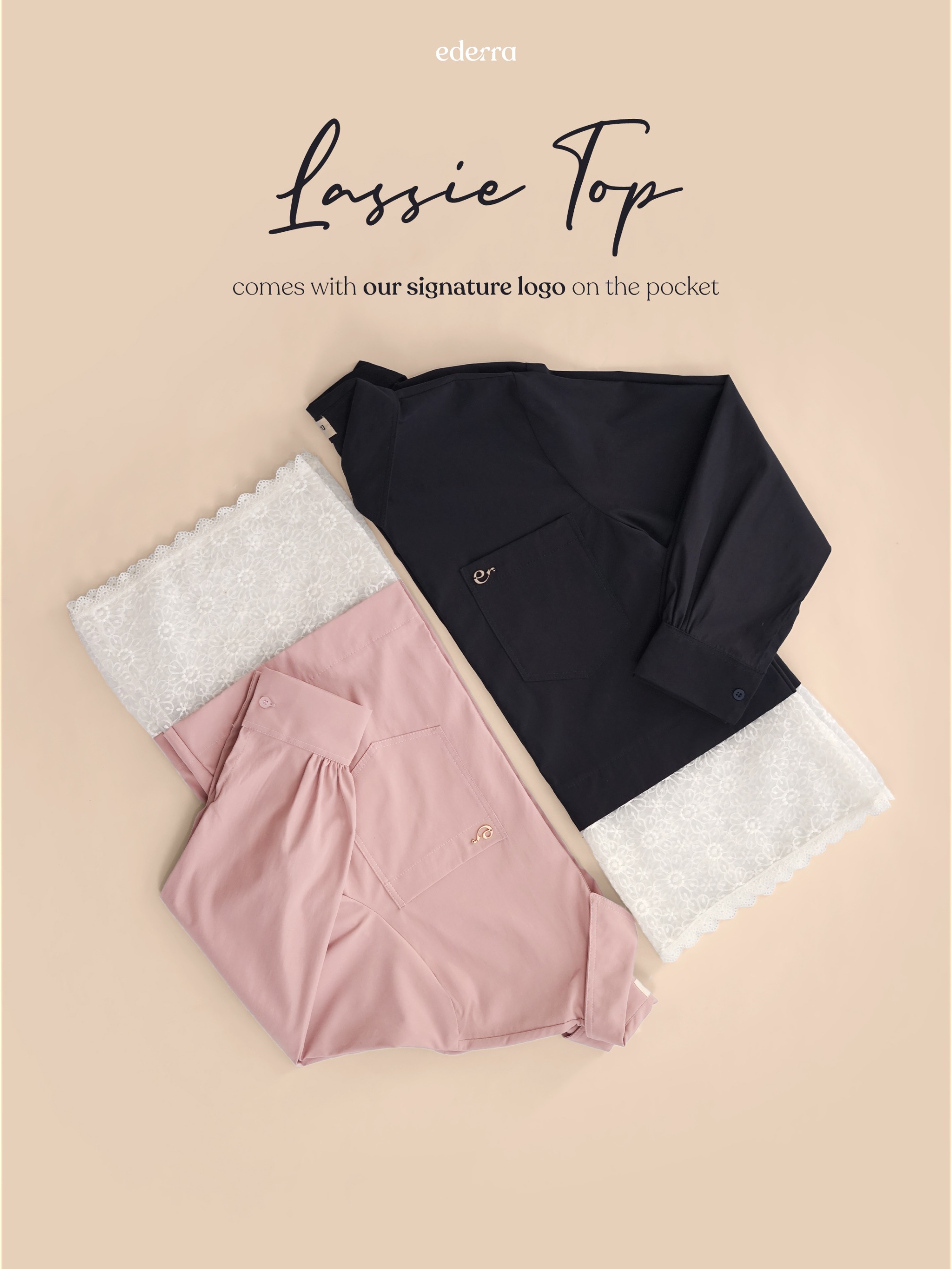 Lassie Top Dark navy