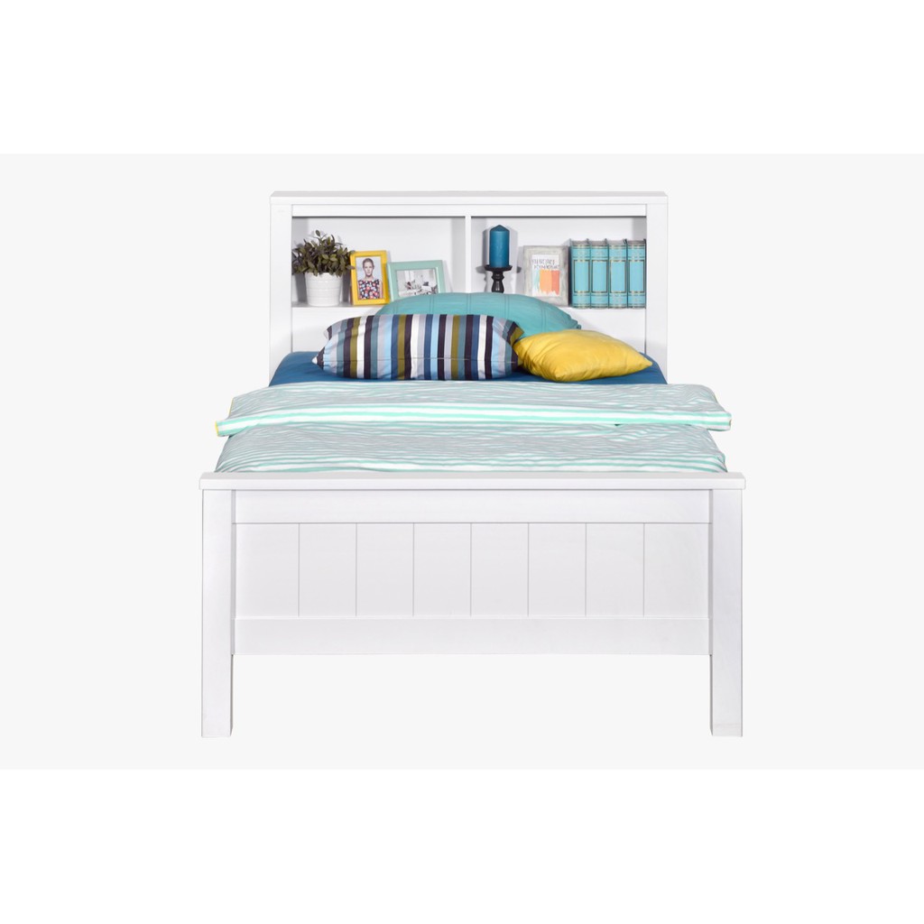 Ranjang Kasur Single Feature White