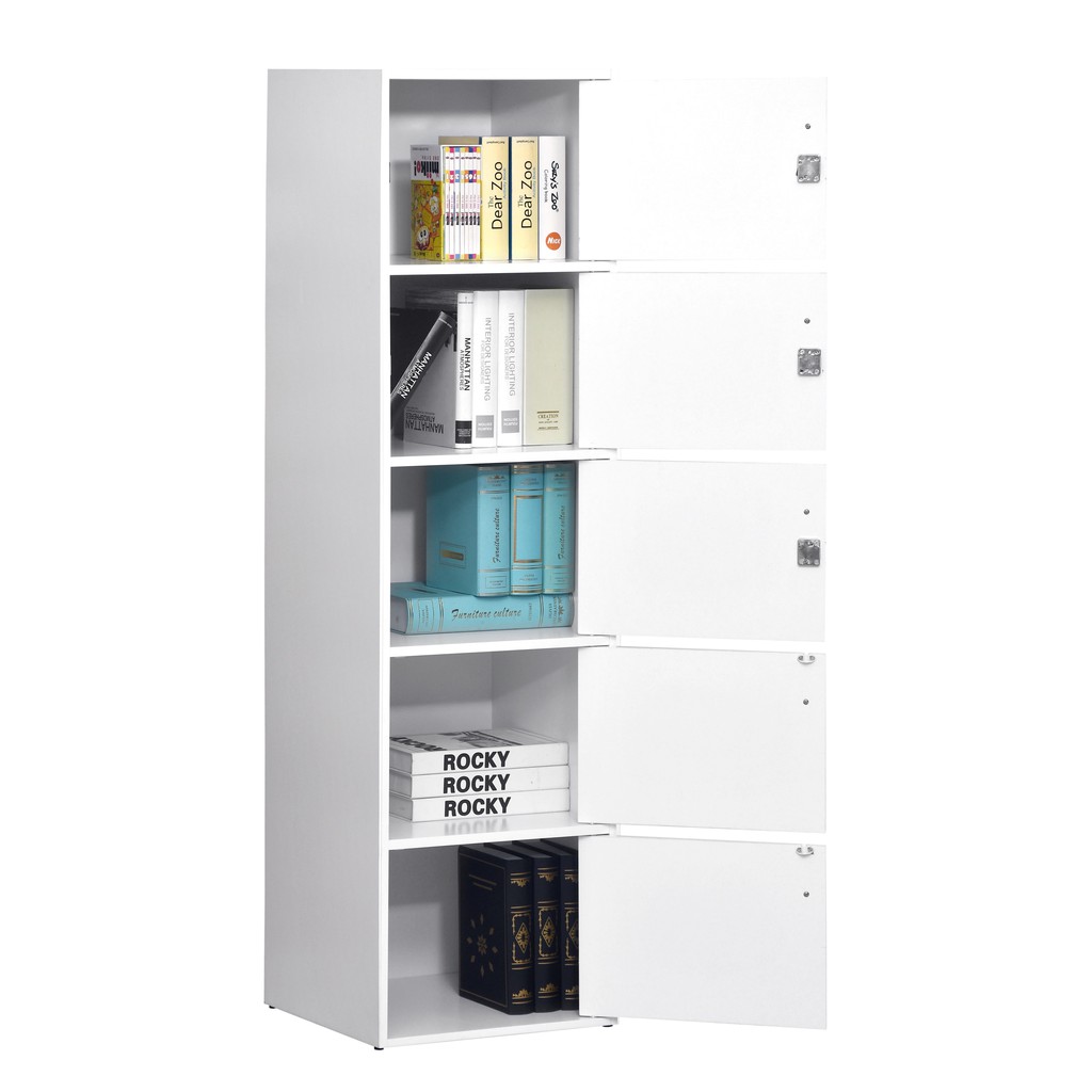 Rak Serbaguna Rak Serba Guna 5 Pintu Putih - RSG-005-WHT