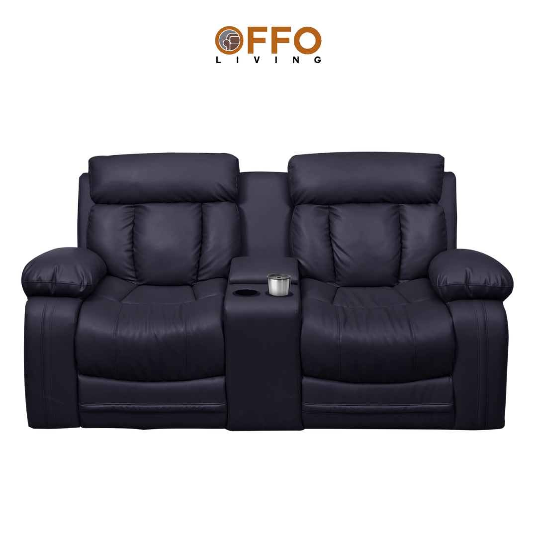 Sofa Recliner 2 Seater Leg Rest - Visby Recliner
