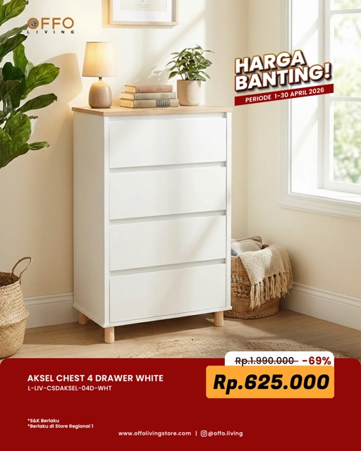 Image of Promo April - Harga Banting Aksel Drawer 4 Laci 